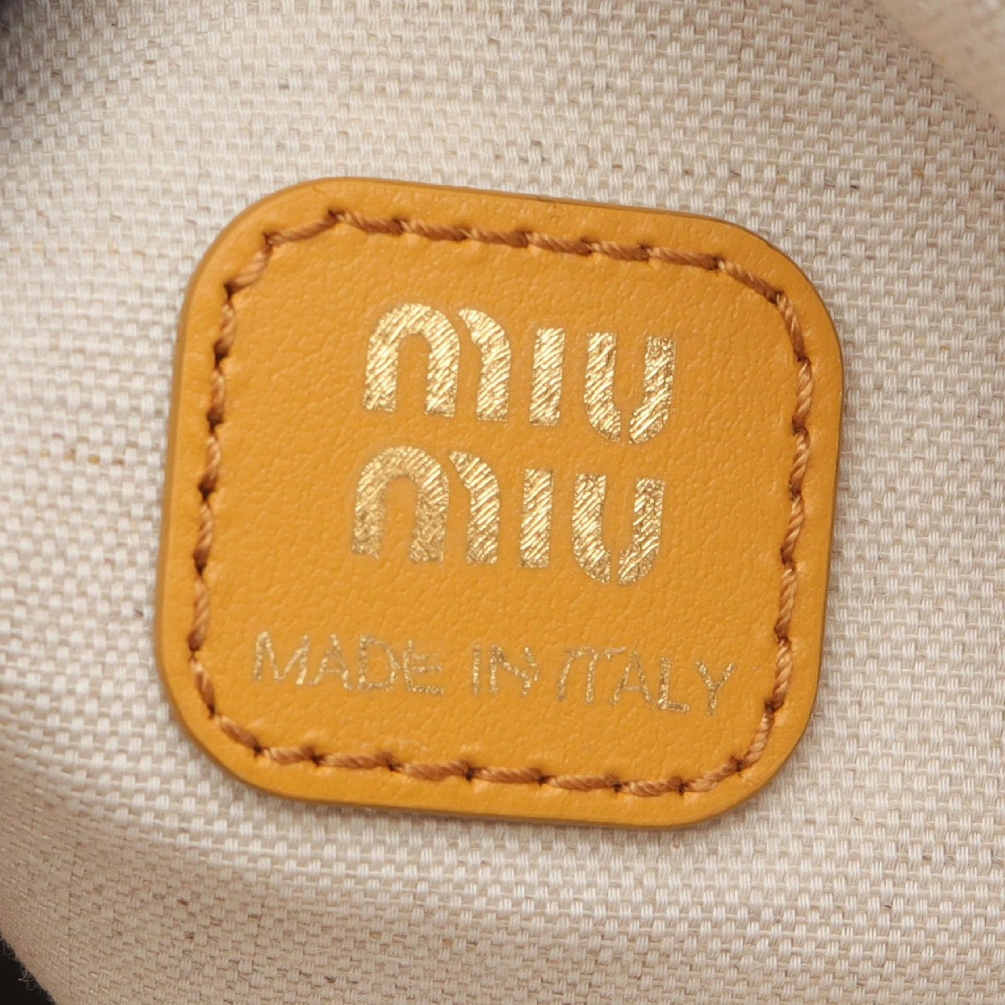 Miu Miu | Pre-Owned Suede Camoscio Pouch | Brown - Image 5