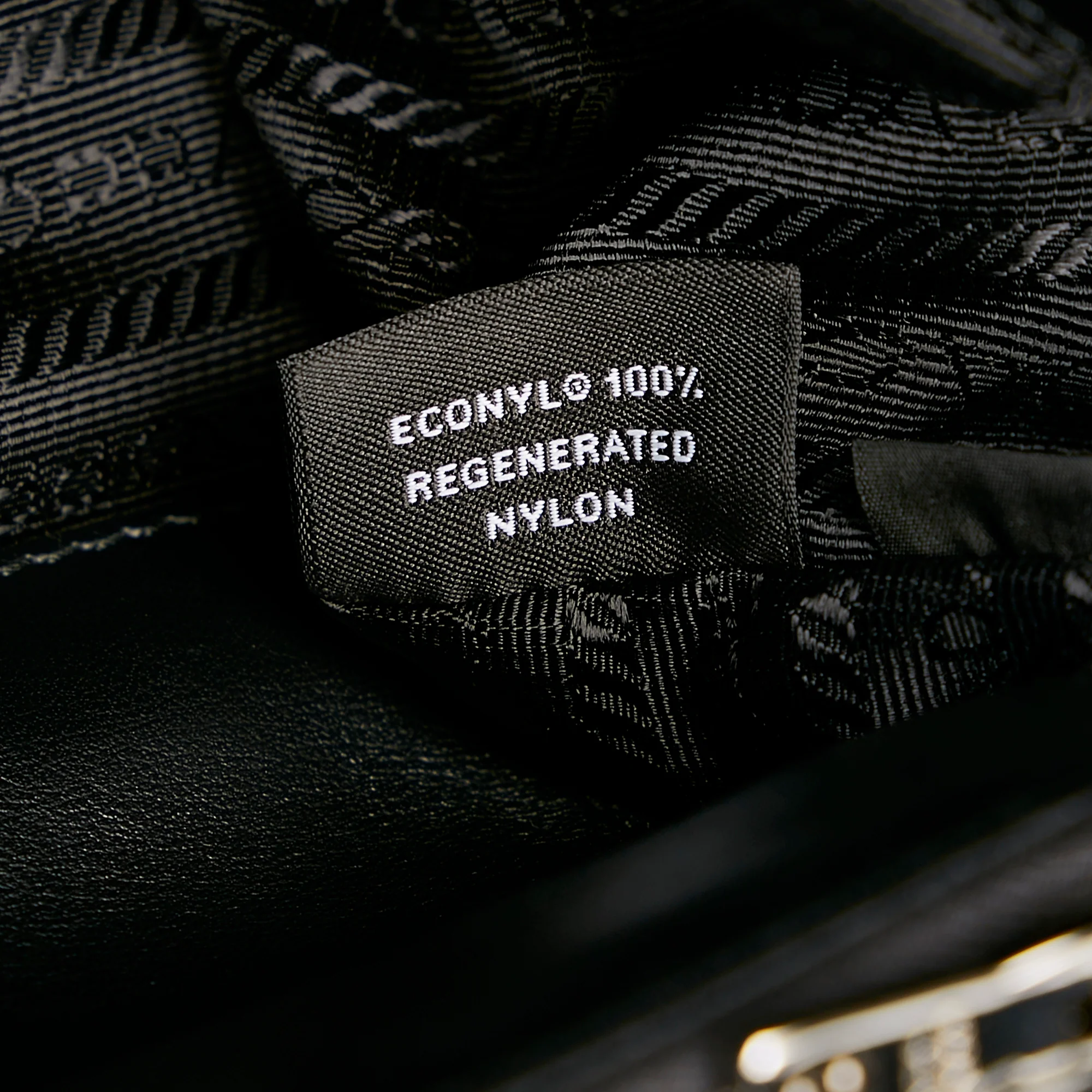 Prada | Pre-Owned Re-Nylon & Spazzolato Pocket Crossbody | Black - Image 19