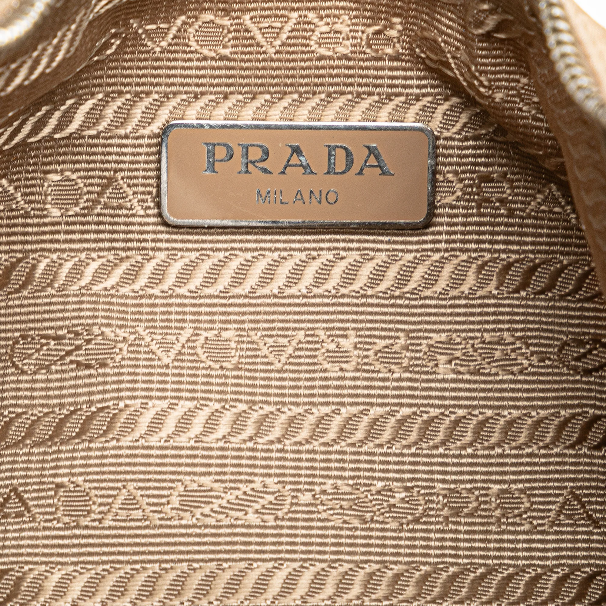 Prada | Pre-Owned Re Nylon Re Edition 2005 Satchel | Beige - Image 13