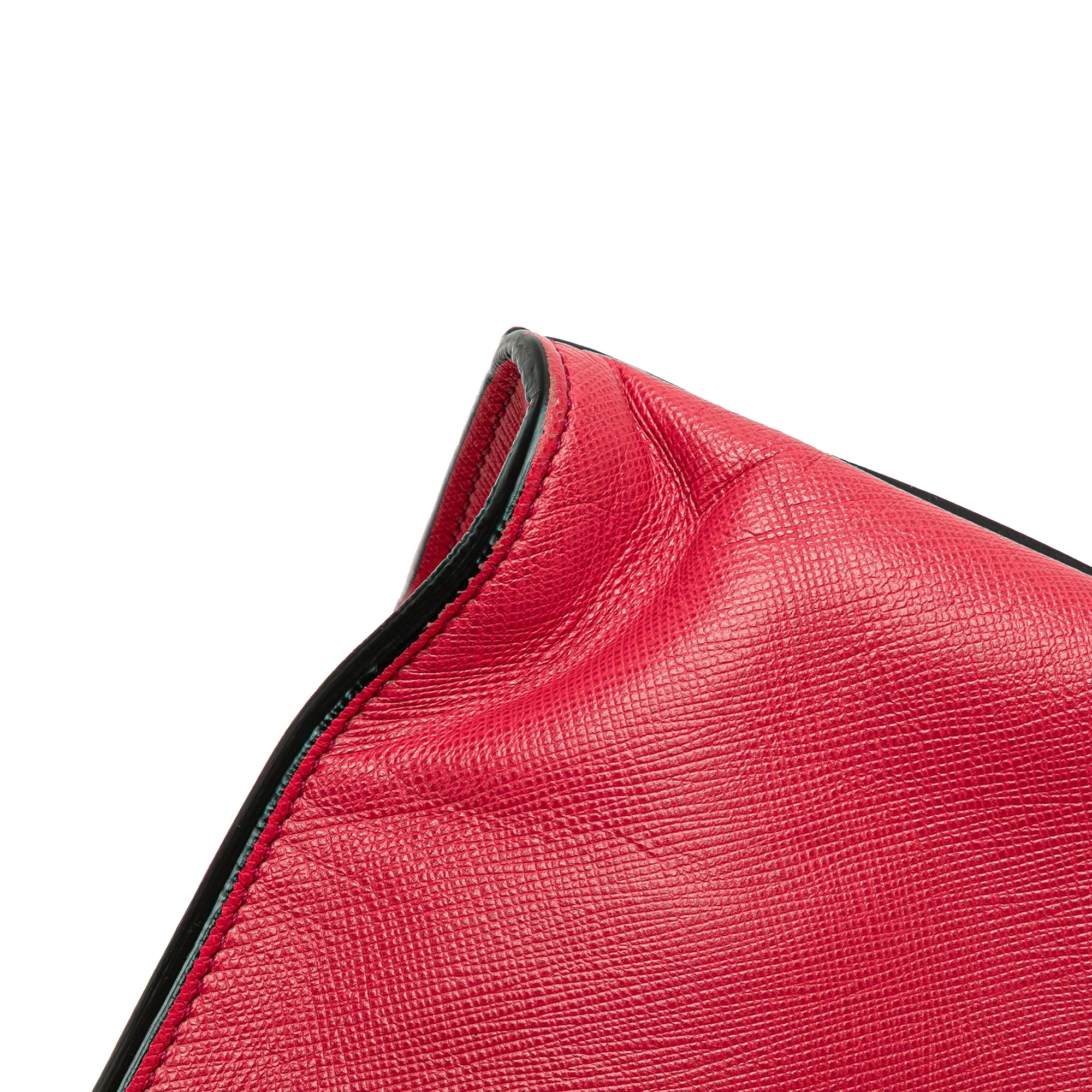 Prada | Pre-Owned Saffiano Soft Triple Pocket Tote | Pink - Image 5