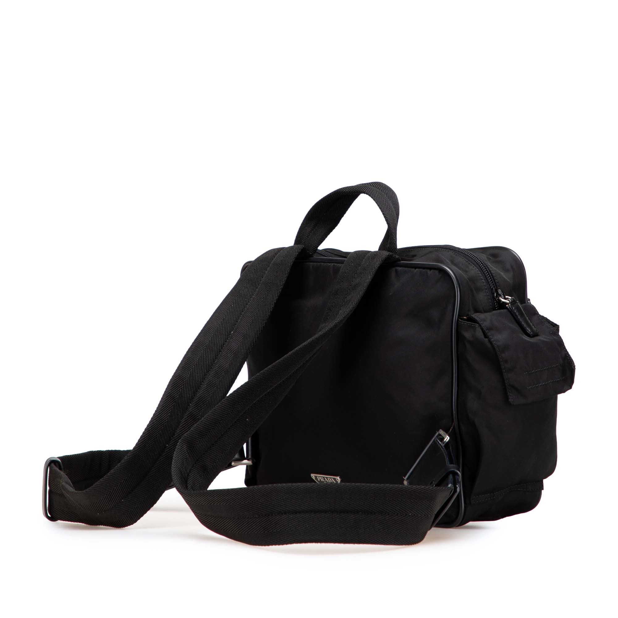 Prada | Pre-Owned Tessuto Backpack - I | Black - Image 7