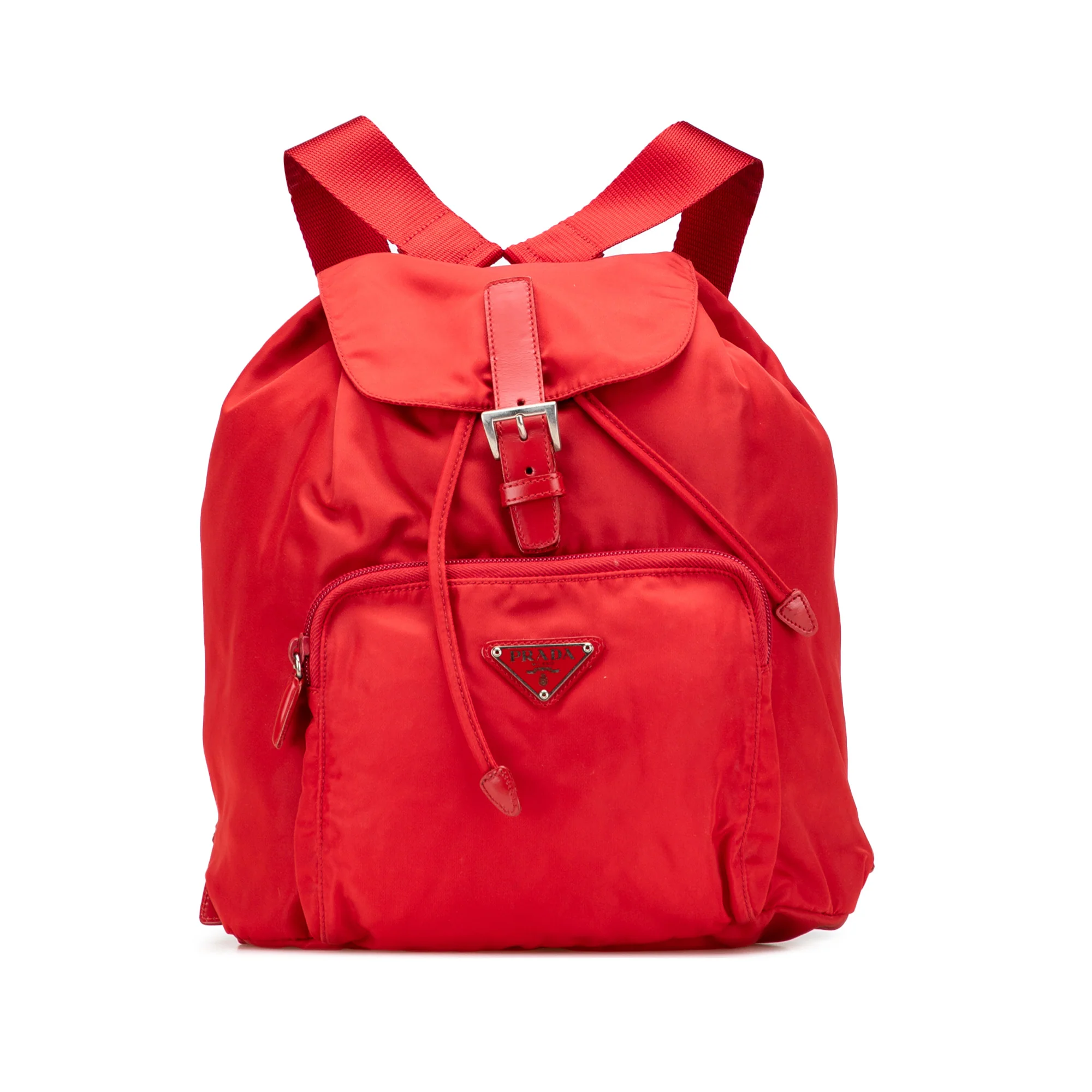 Prada | Pre-Owned Tessuto Backpack | Red