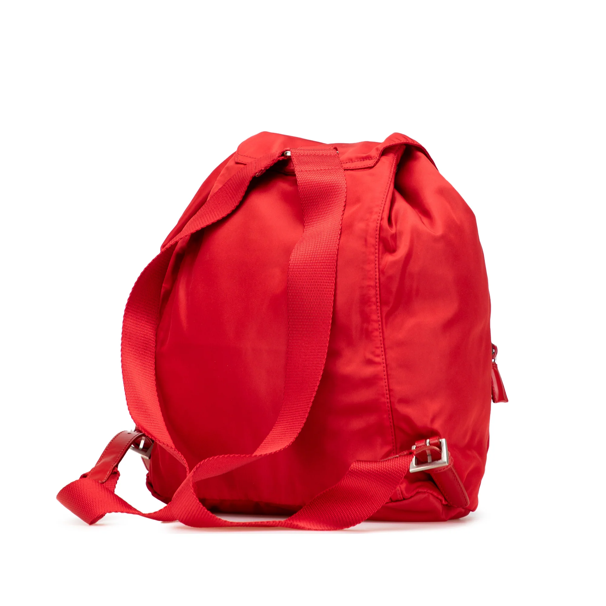 Prada | Pre-Owned Tessuto Backpack | Red - Image 5