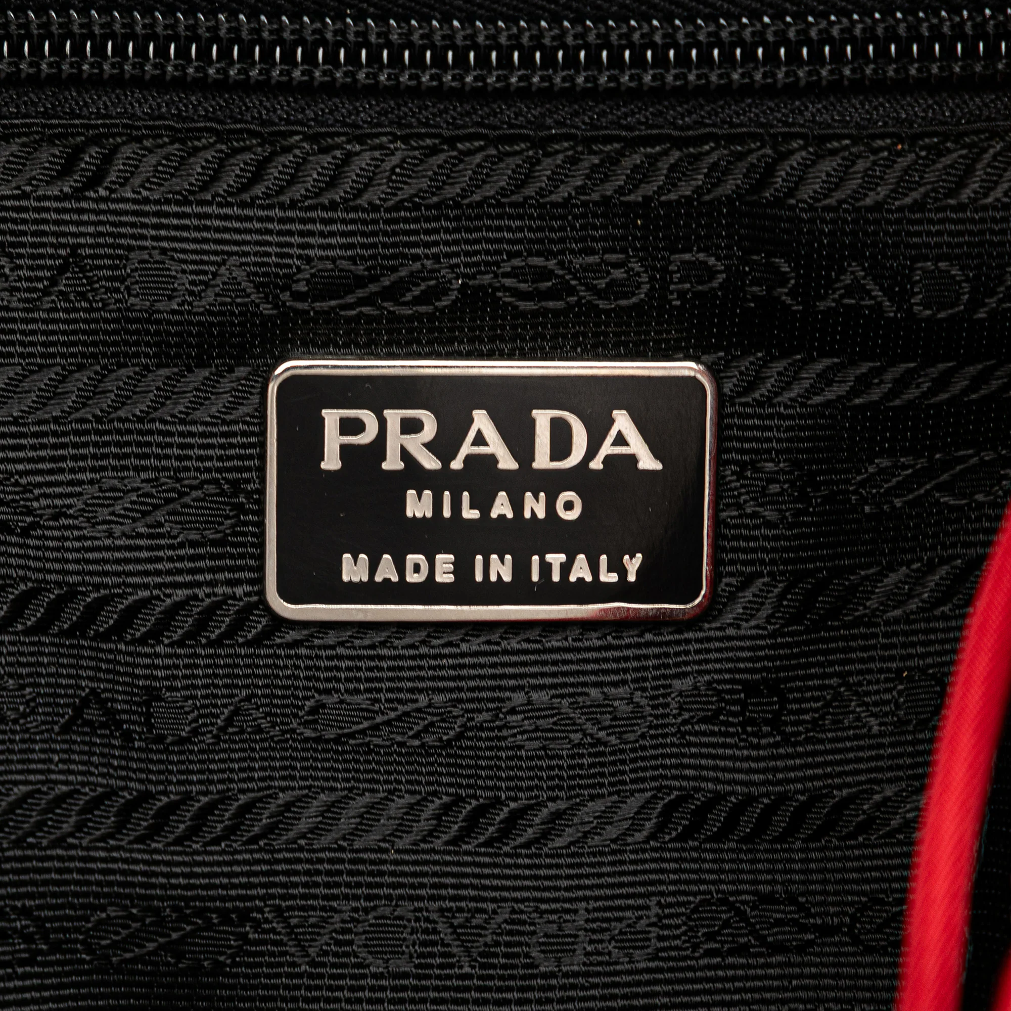 Prada | Pre-Owned Tessuto Backpack | Red - Image 8