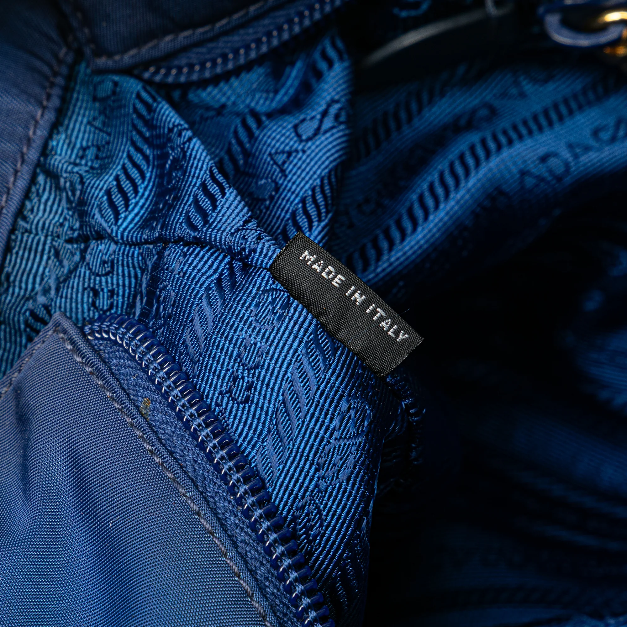Prada | Pre-Owned Tessuto Satchel | Blue - Image 10