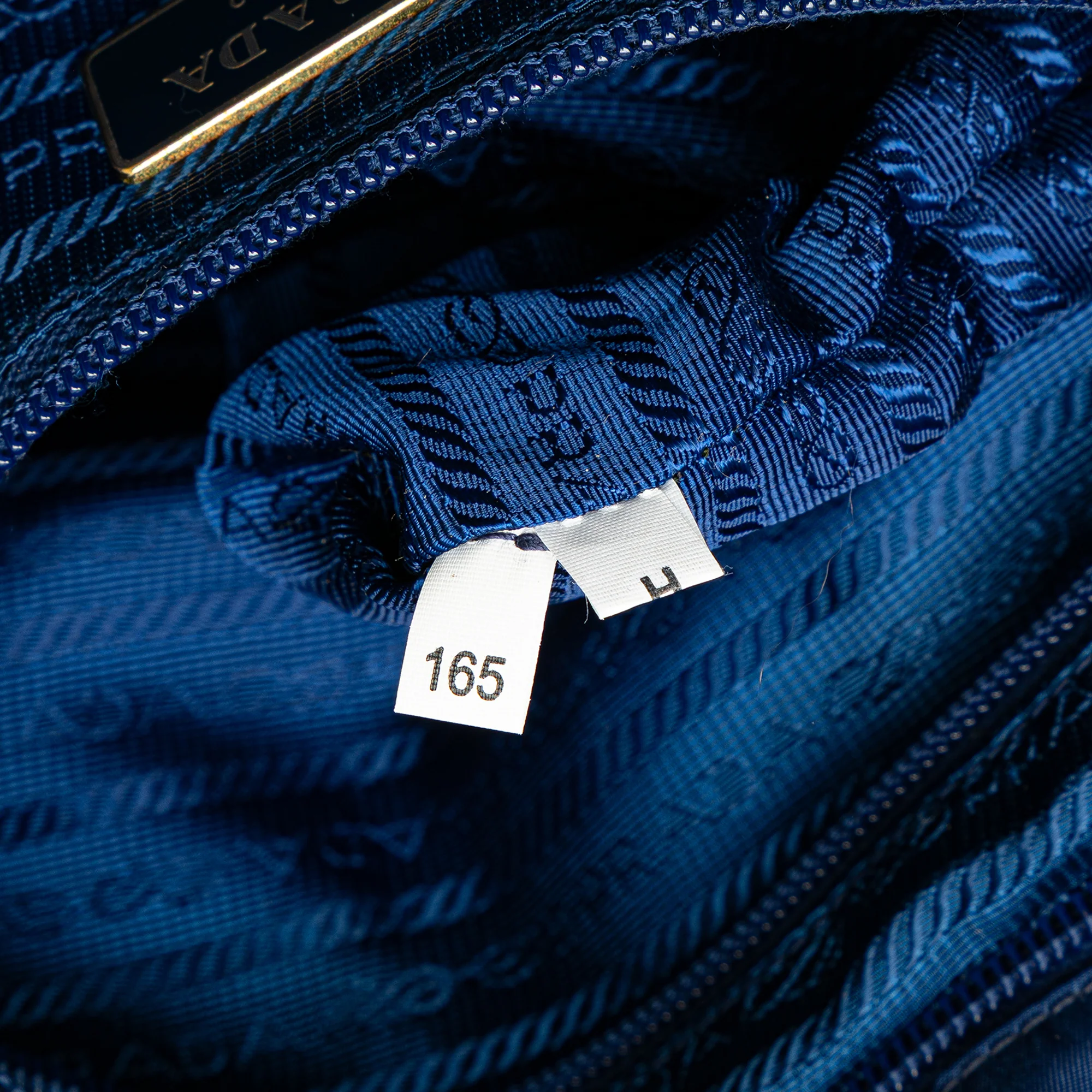 Prada | Pre-Owned Tessuto Satchel | Blue - Image 11
