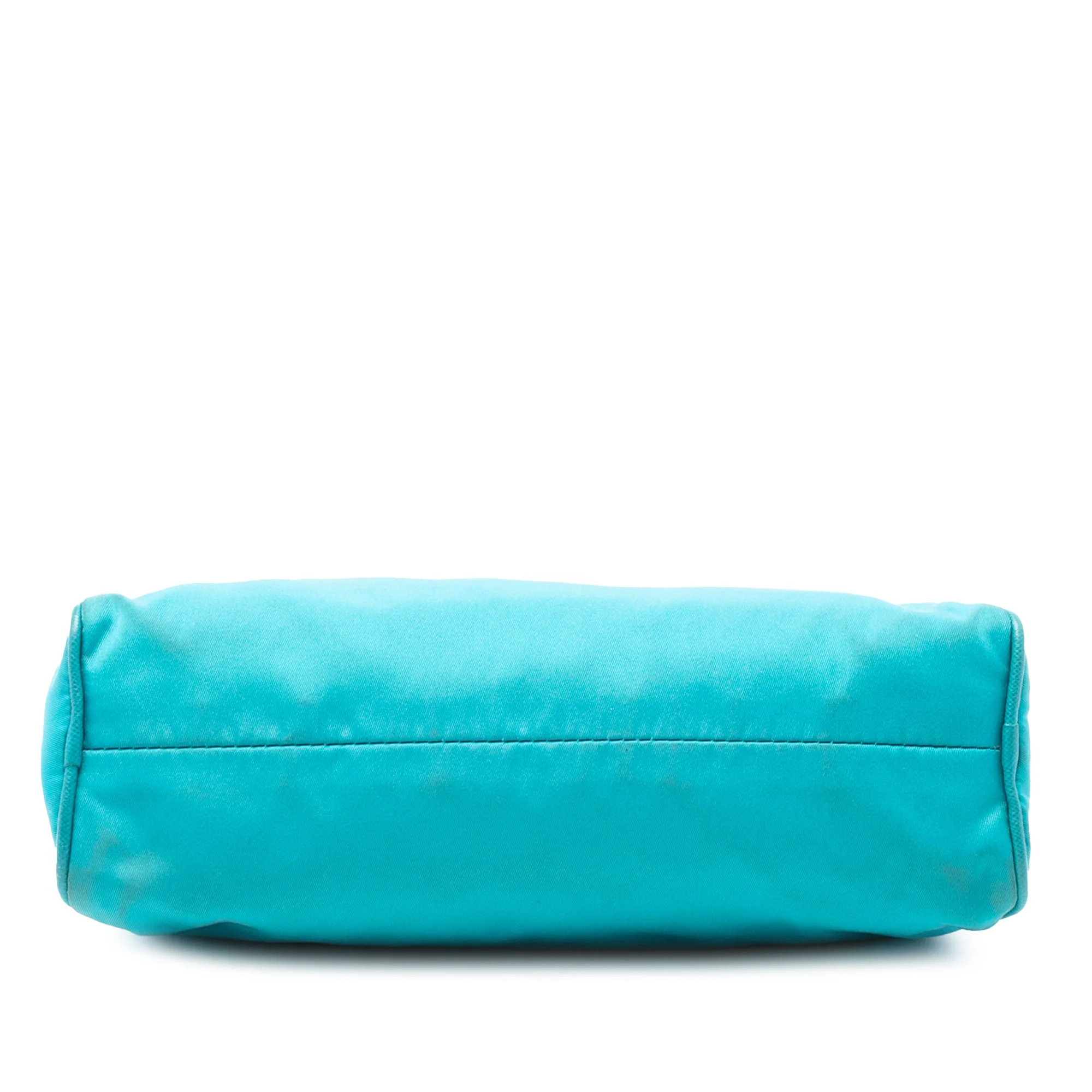 Prada | Pre-Owned Tessuto Shoulder Bag | Blue/Turquoise - Image 3