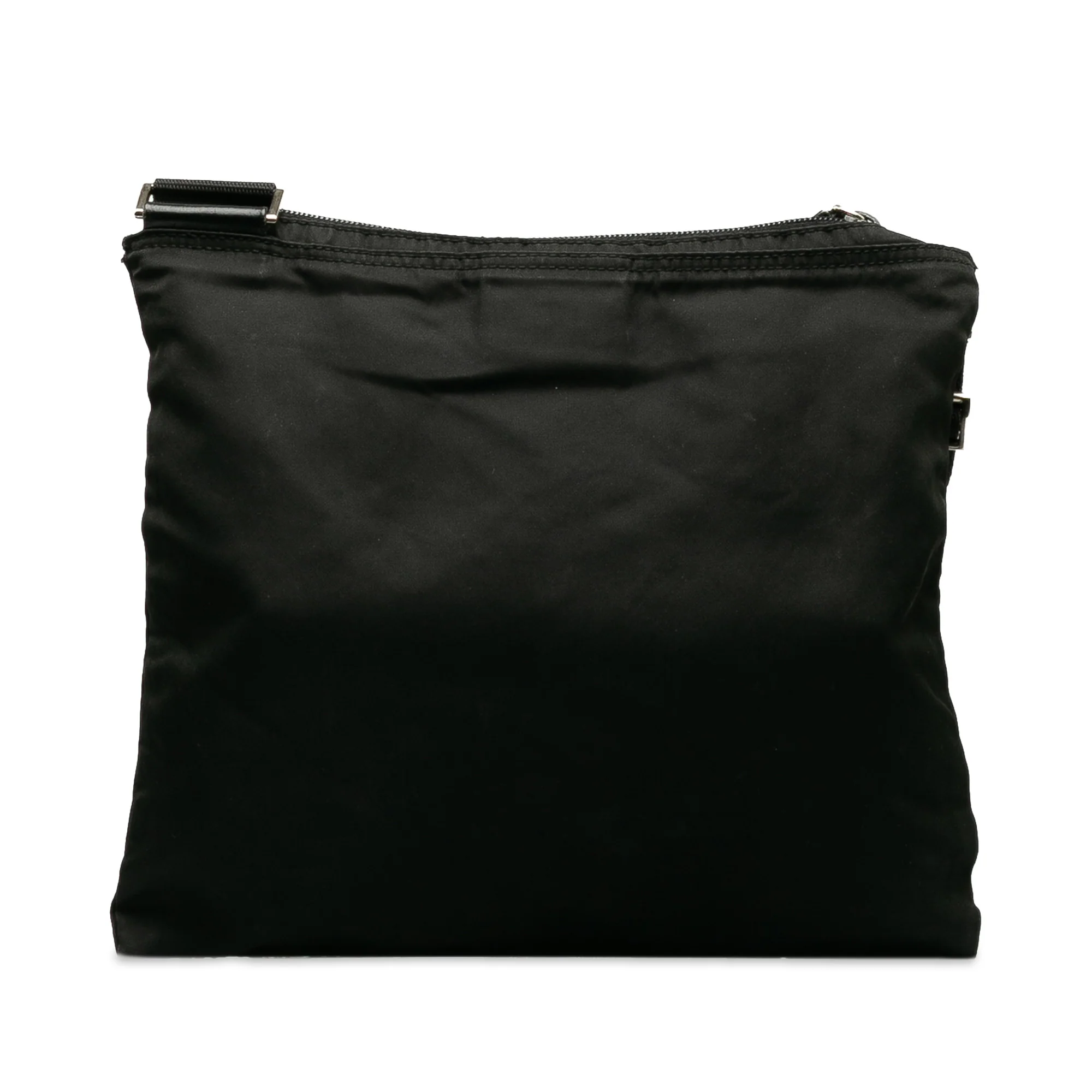 Prada | Pre-Owned Tessuto Zip Top Crossbody - I | Black - Image 7