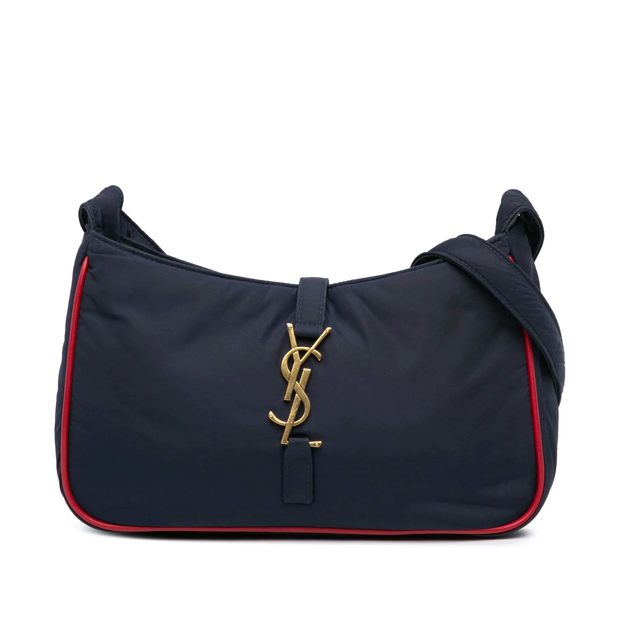 Saint Laurent | Pre-Owned Nylon Le 5 a 7 | Blue/Navy