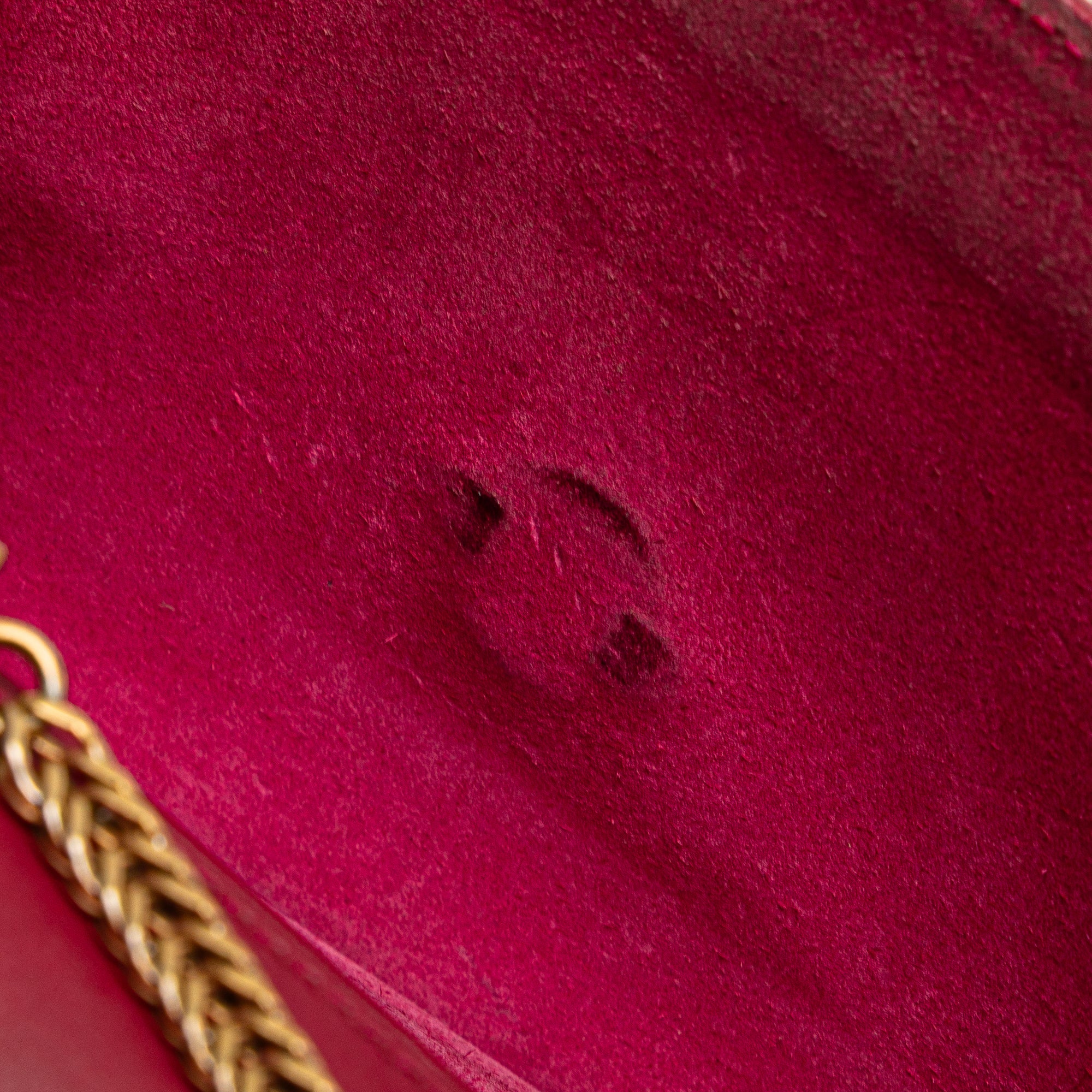 Saint Laurent | Pre-Owned Small Leather Betty Crossbody | Red - Image 11