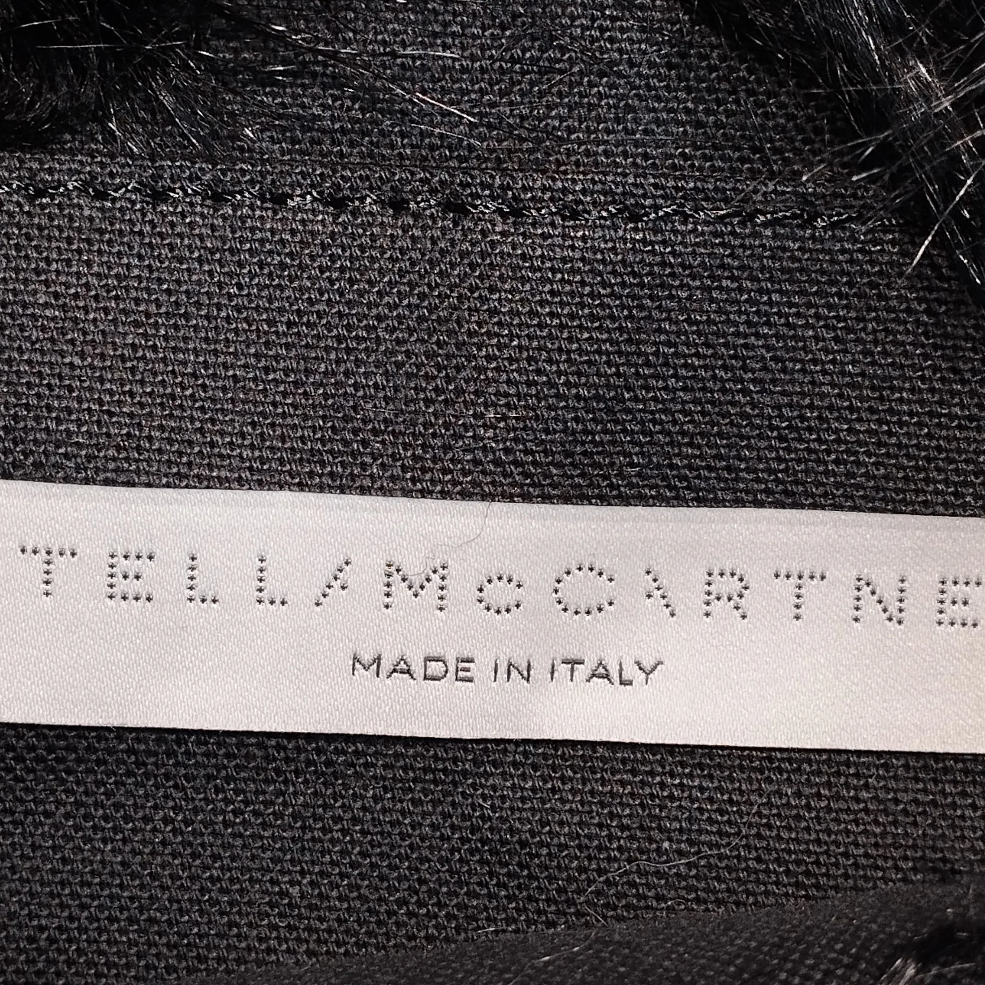 Stella McCartney | Pre-Owned x Ed Curtis Faux Fur Shoulder Bag | Black - Image 10
