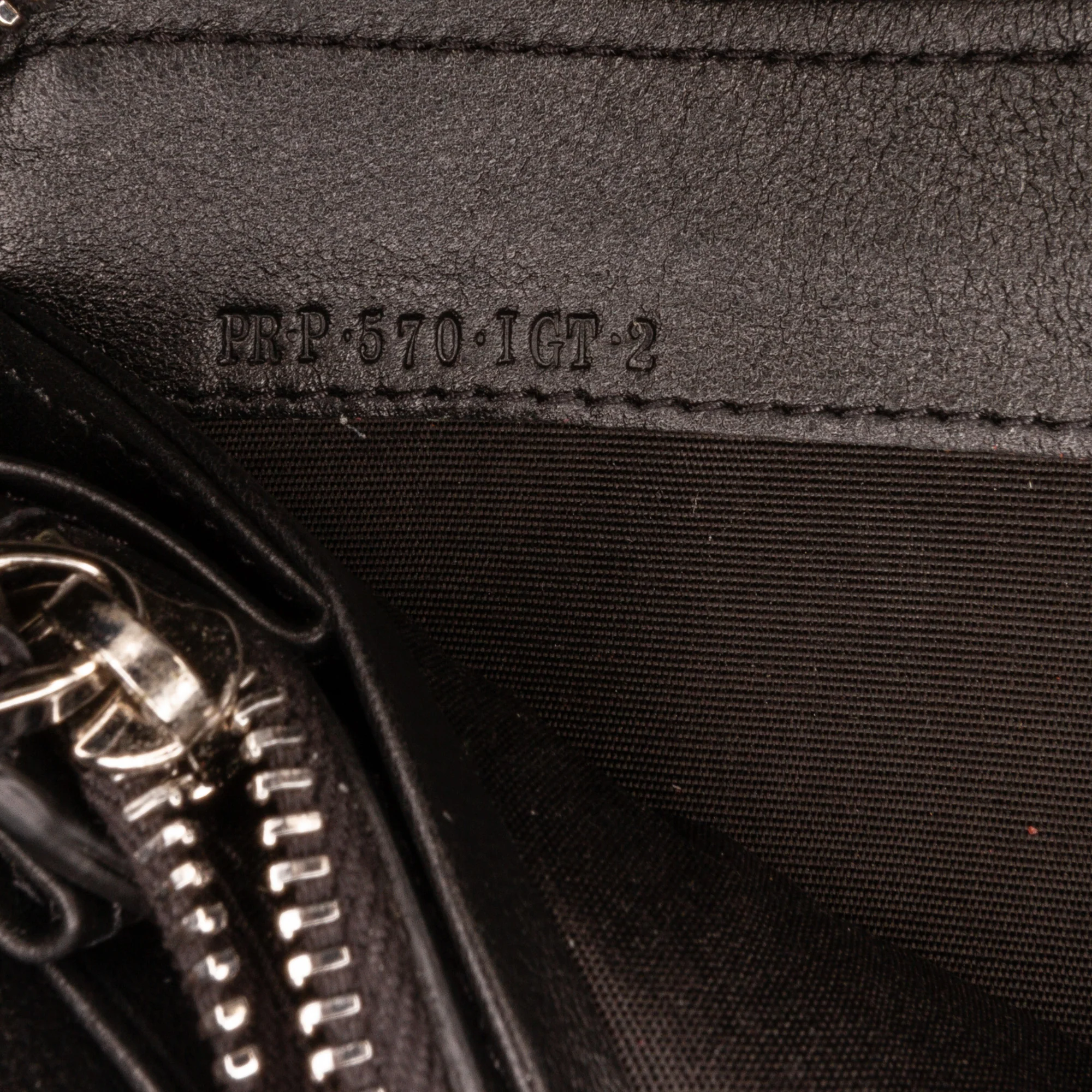 Valentino | Pre-Owned Studded Zip Around Wallet | Black - Image 3