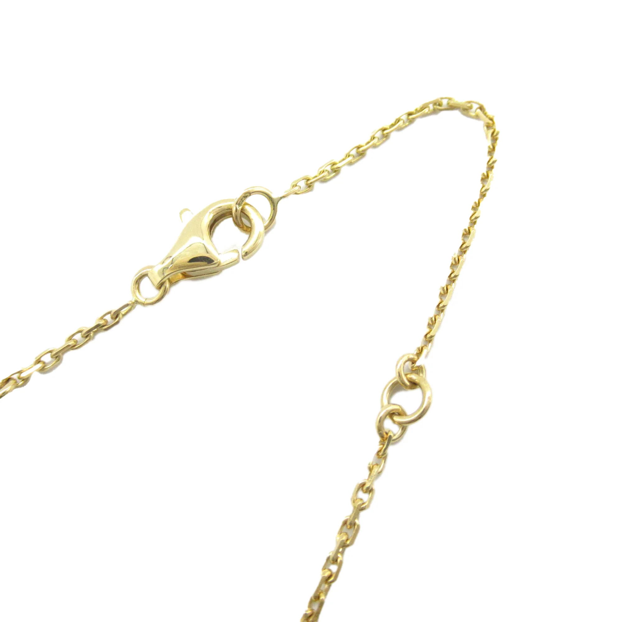 Van Cleef and Arpels | Pre-Owned 18K Yellow Gold and Onyx Vintage Alhambra Pendant Necklace | Gold/BlackBlackBlack - Image 5