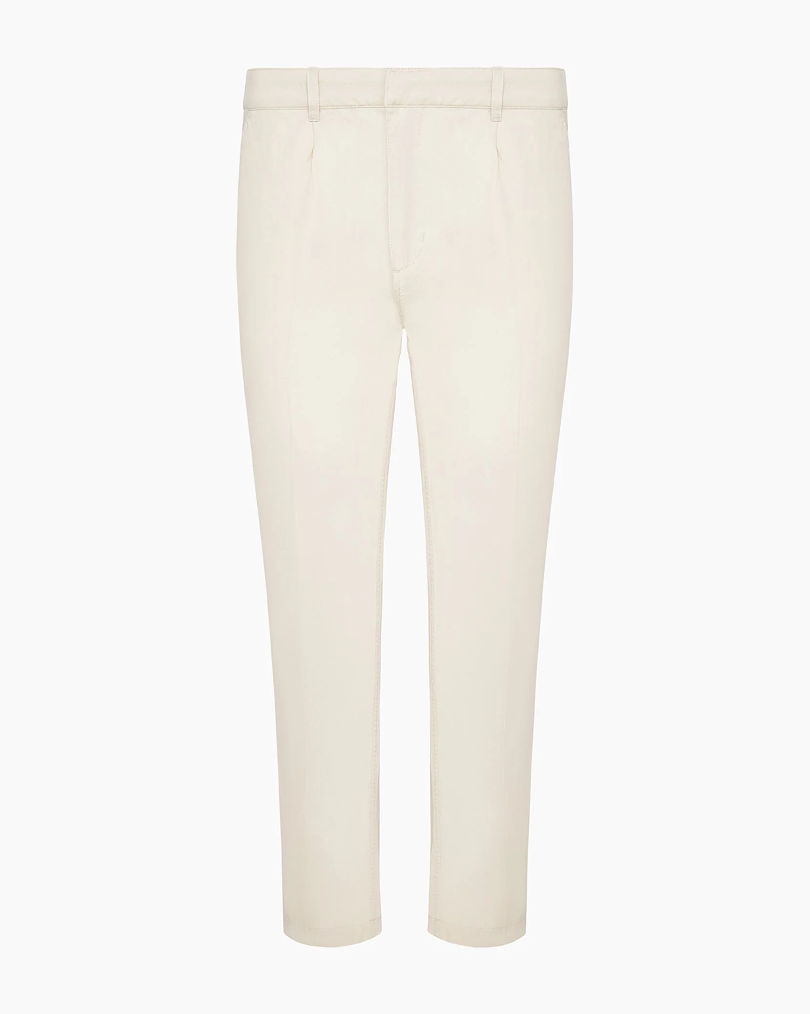 Mens | Lyocell Tapered Trouser | Stone