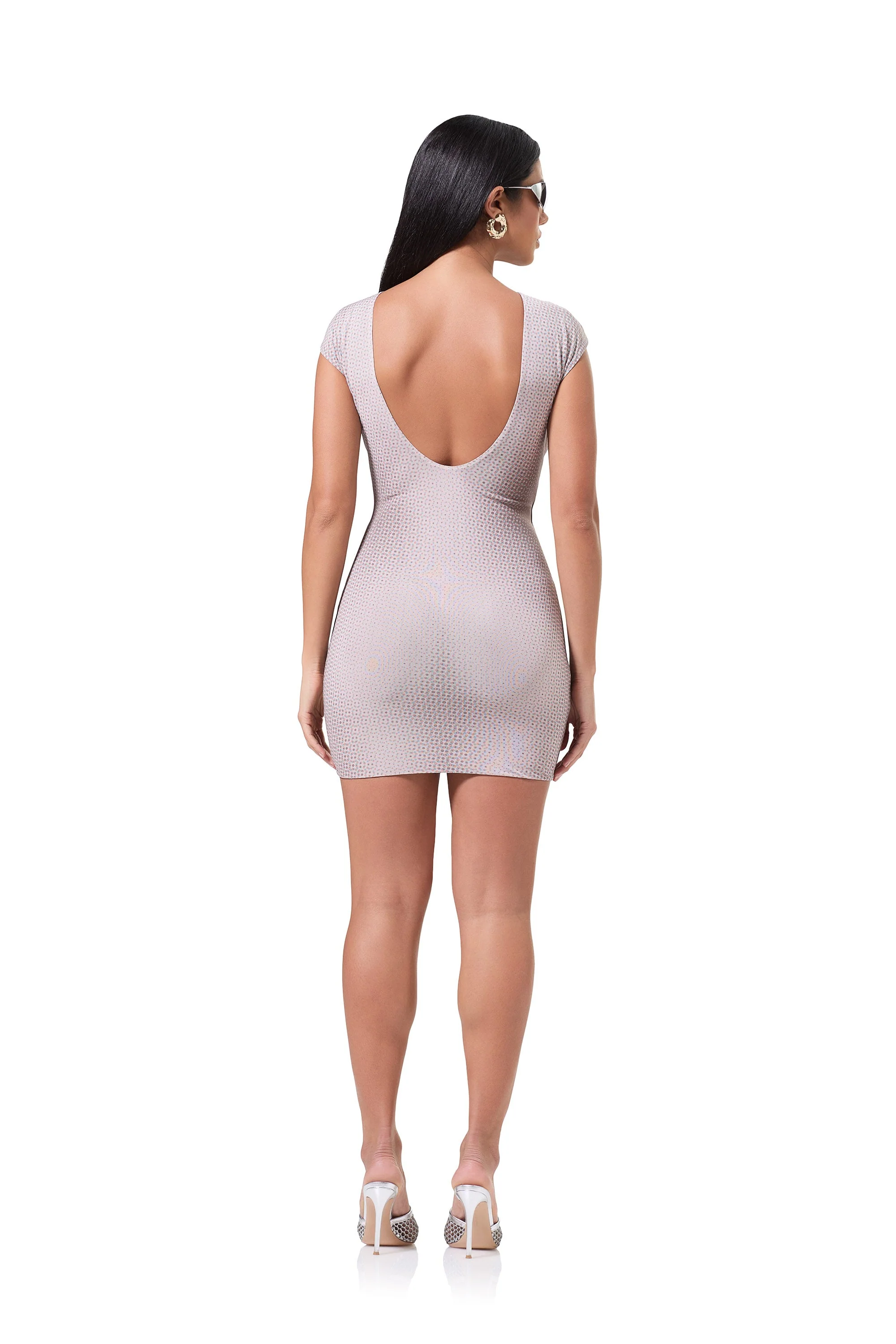 Mabel Mini Dress | Nude Illusion - Image 4
