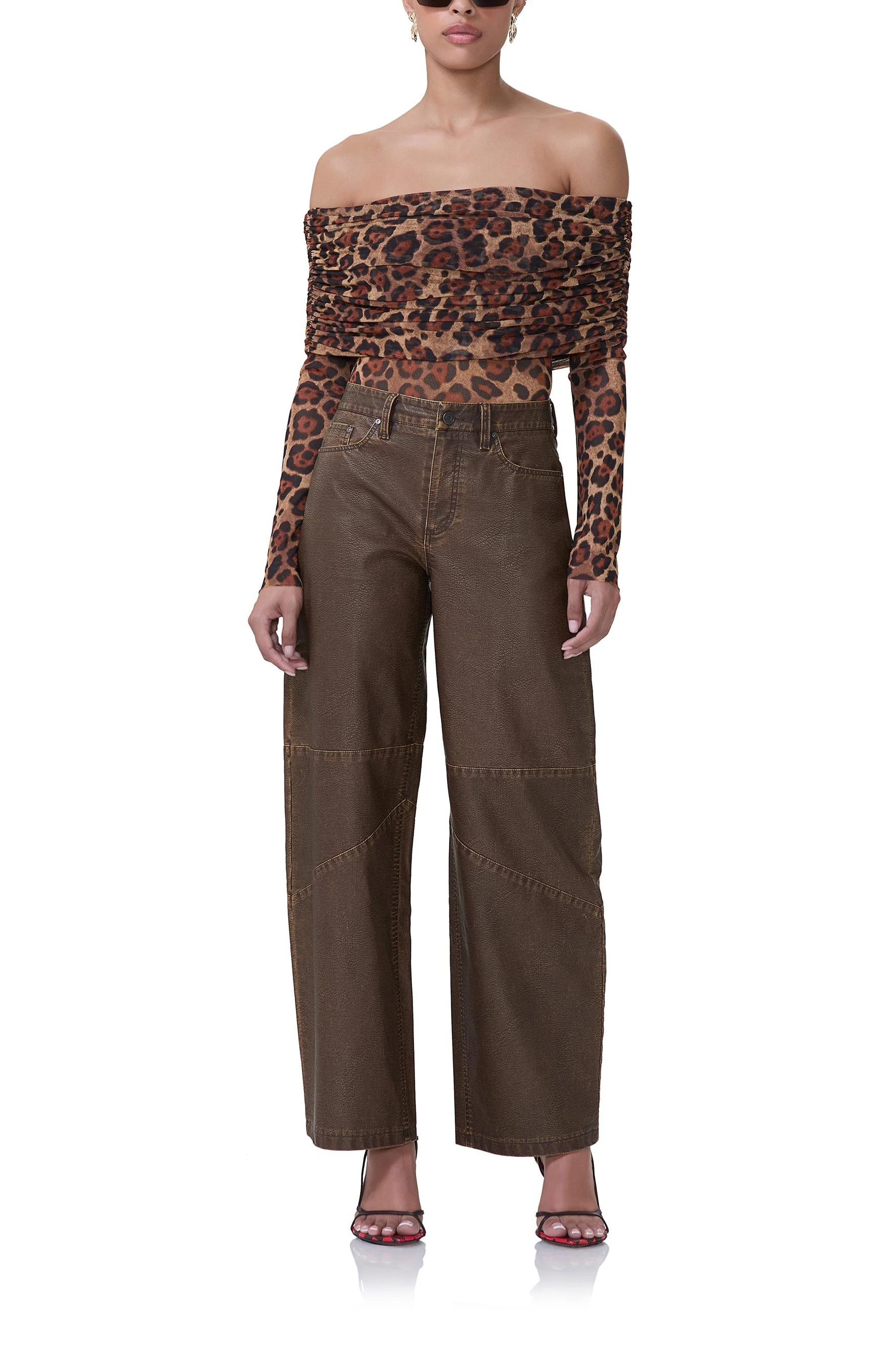 Maxine Bodysuit | Cocoa Leopard
