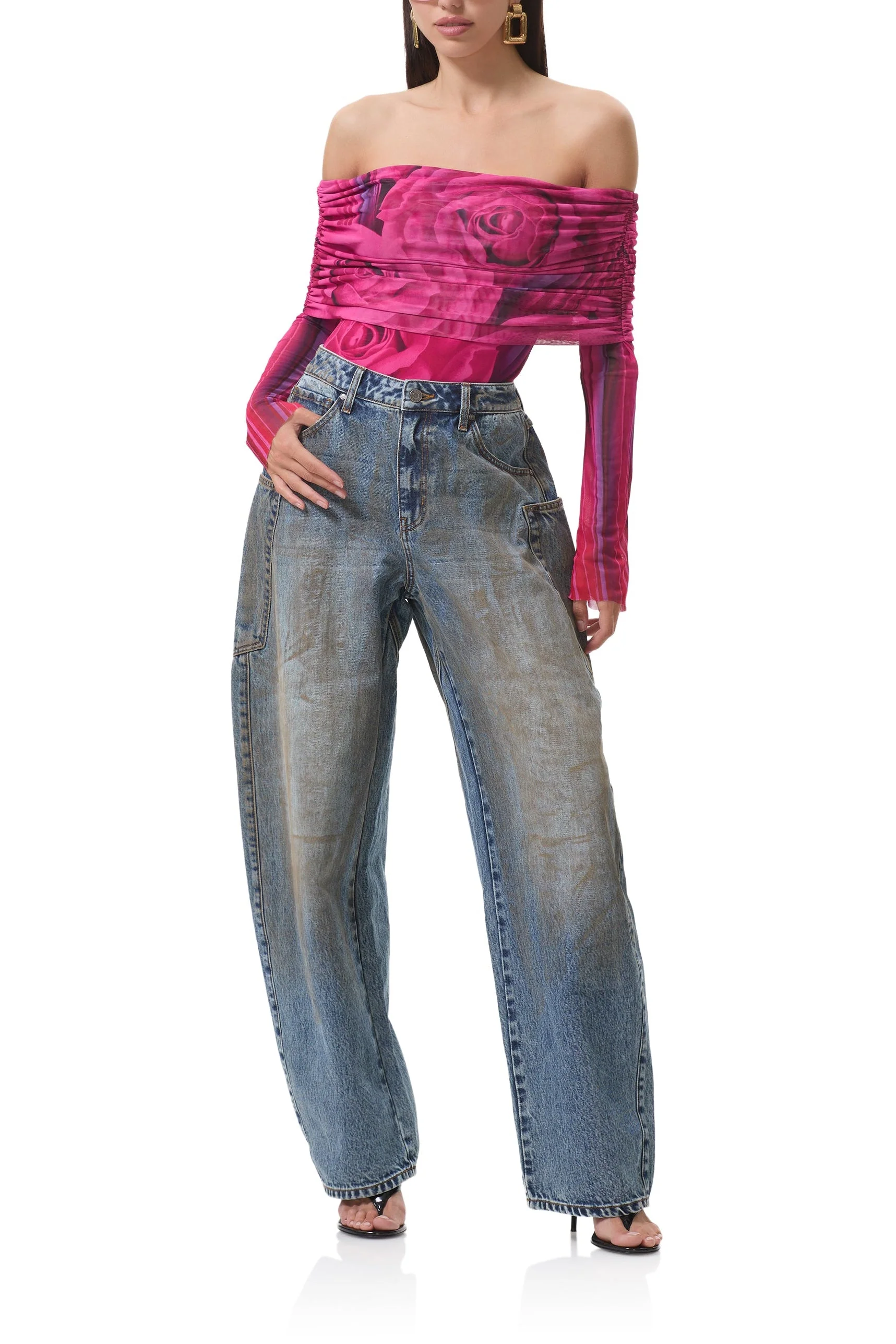 Maxine Bodysuit | Fuchsia Rose