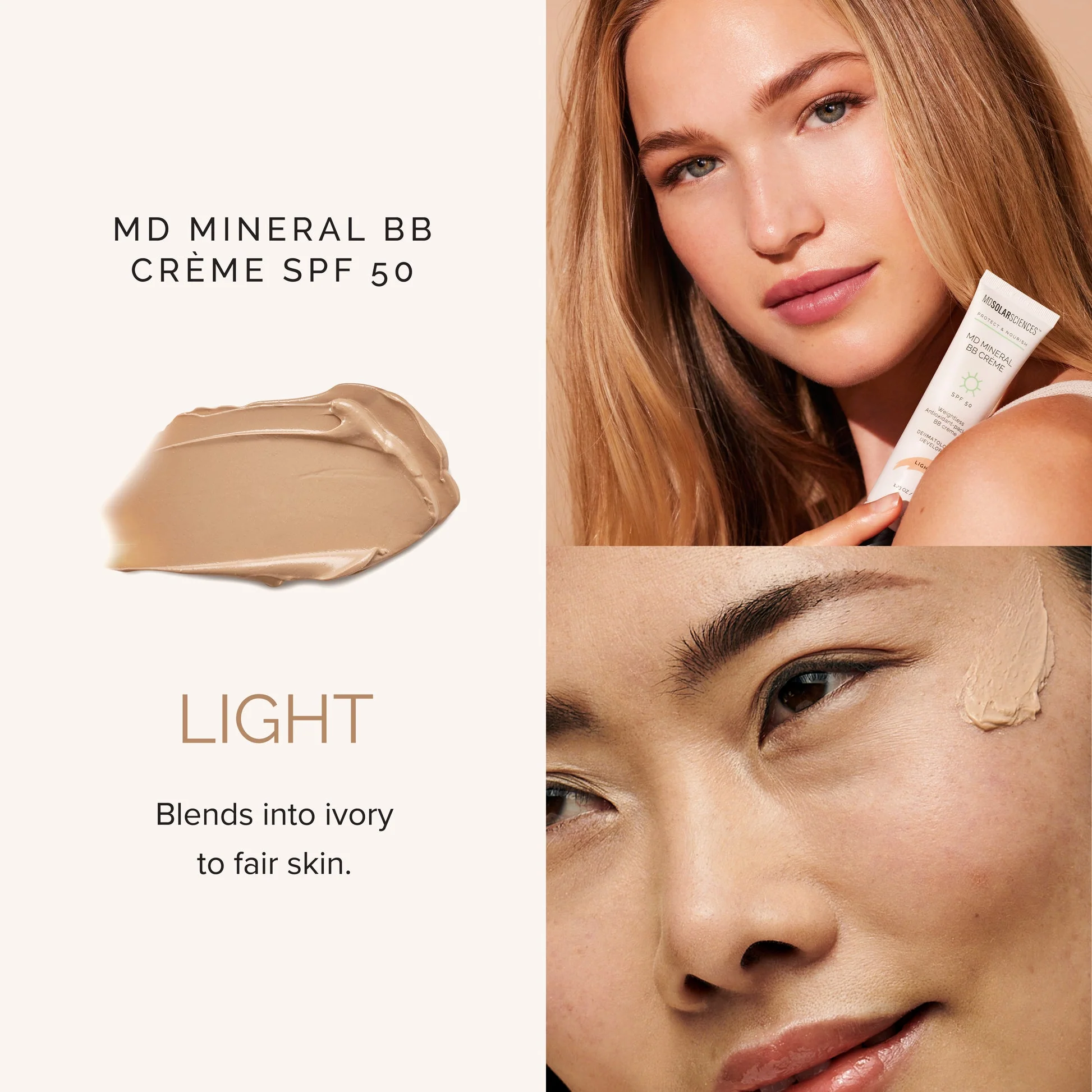 MD Mineral BB Crème SPF 50 | Light - Image 4