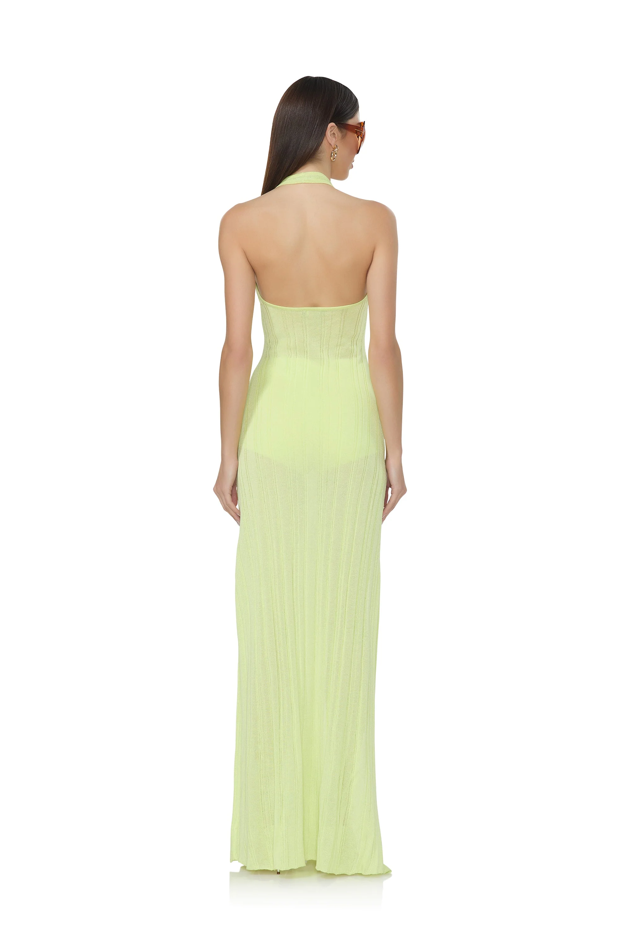 Medina Sweater Dress | Sunny Lime - Image 4