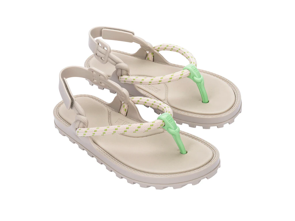 Bond Sandal | Beige/Green
