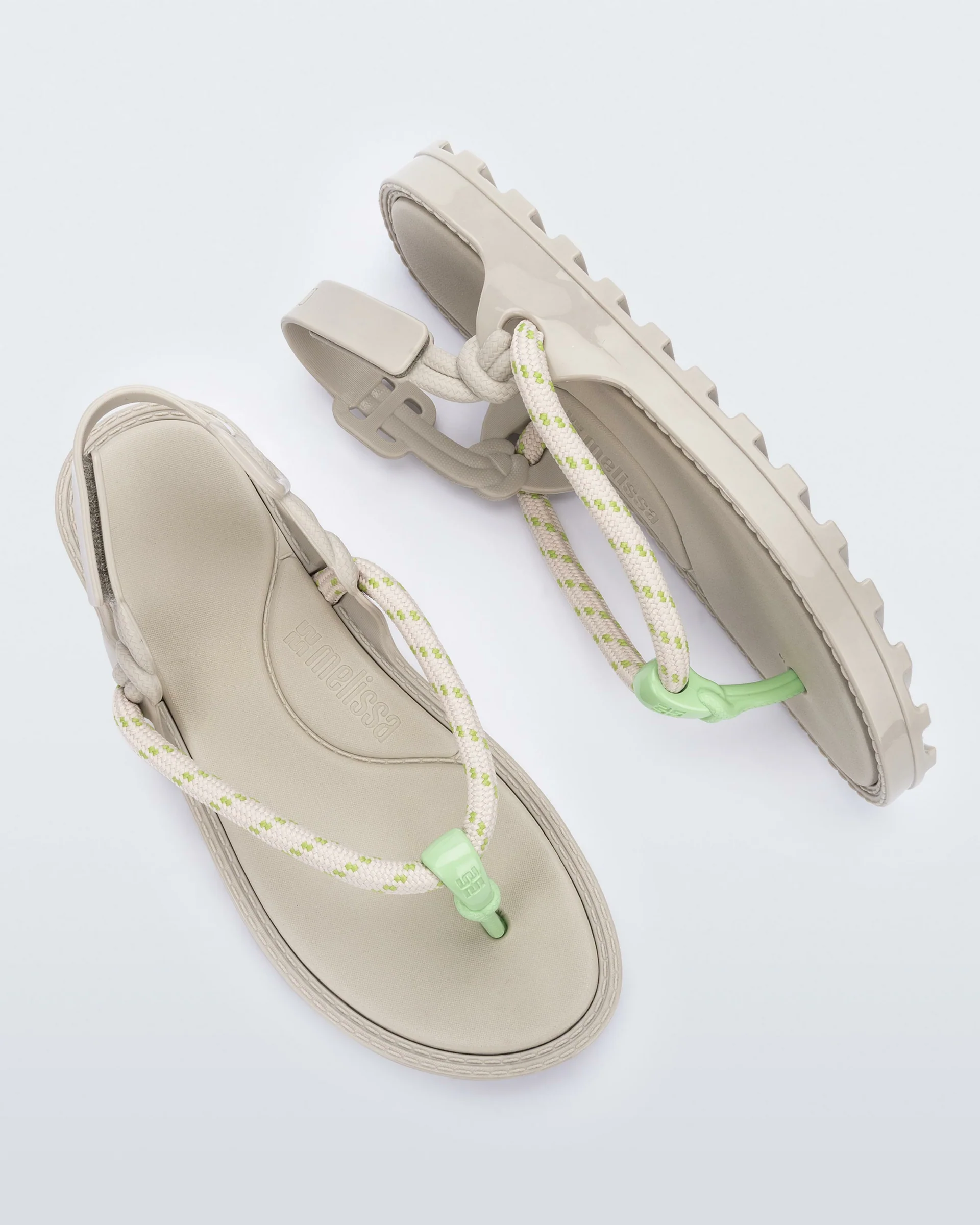 Bond Sandal | Beige/Green - Image 8
