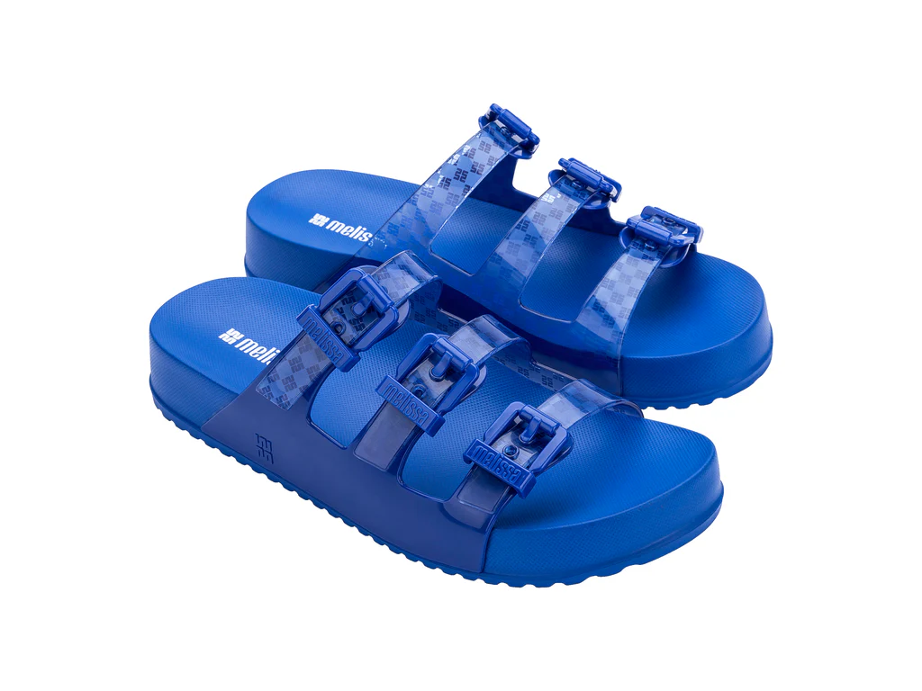 Cozy Stripes Slide | Blue