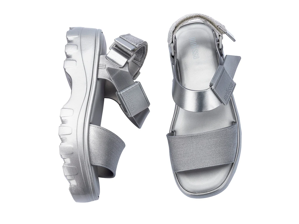Kick Off Metallic Platform | Silver