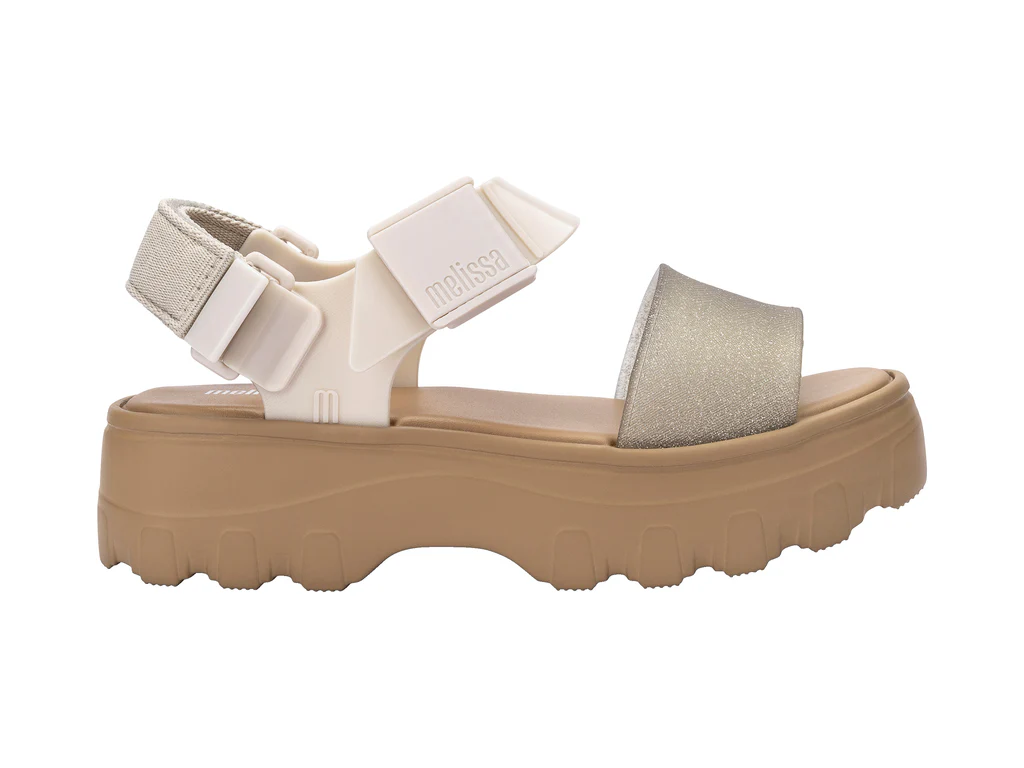 Kick Off Platform | Beige/Glitter - Image 5