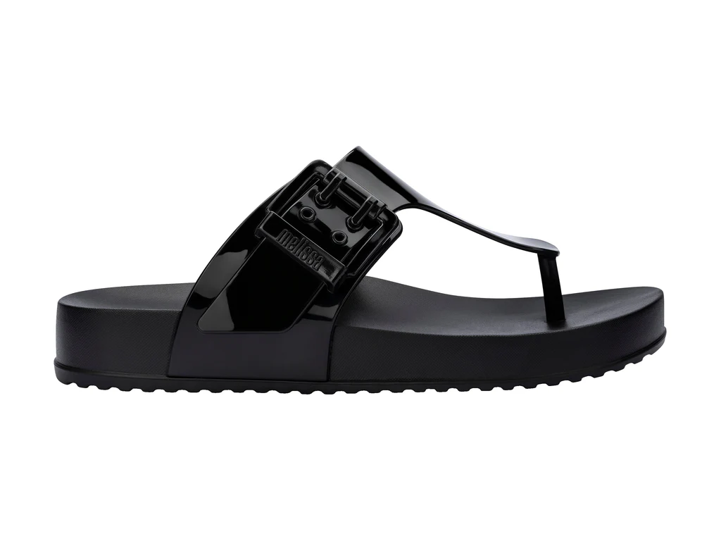Melissa Cozy Flip Flop | Black - Image 5