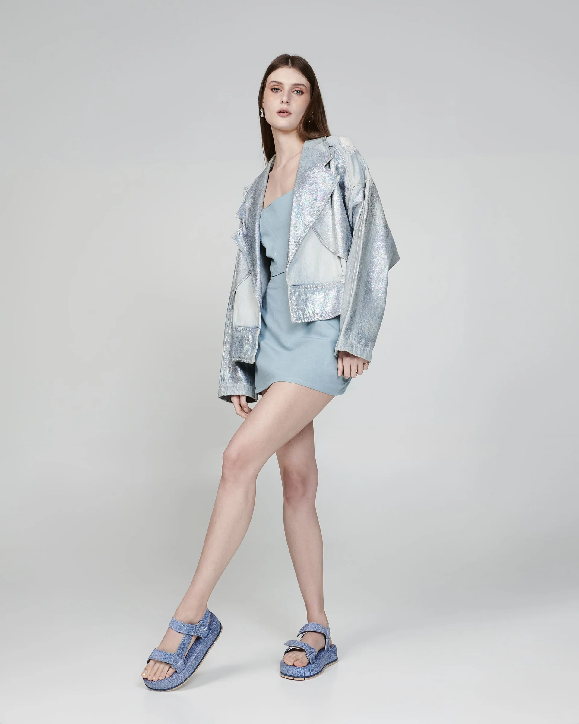 Melissa Flowing Platform Denim | Jeans Blue - Image 10