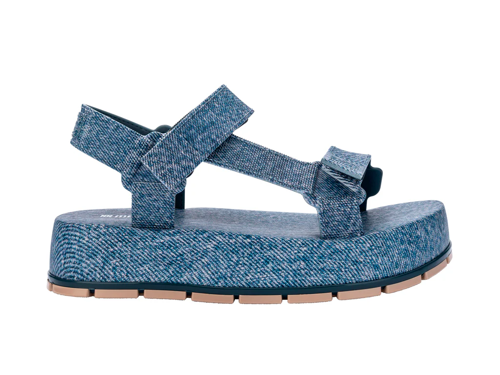 Melissa Flowing Platform Denim | Jeans Blue - Image 5