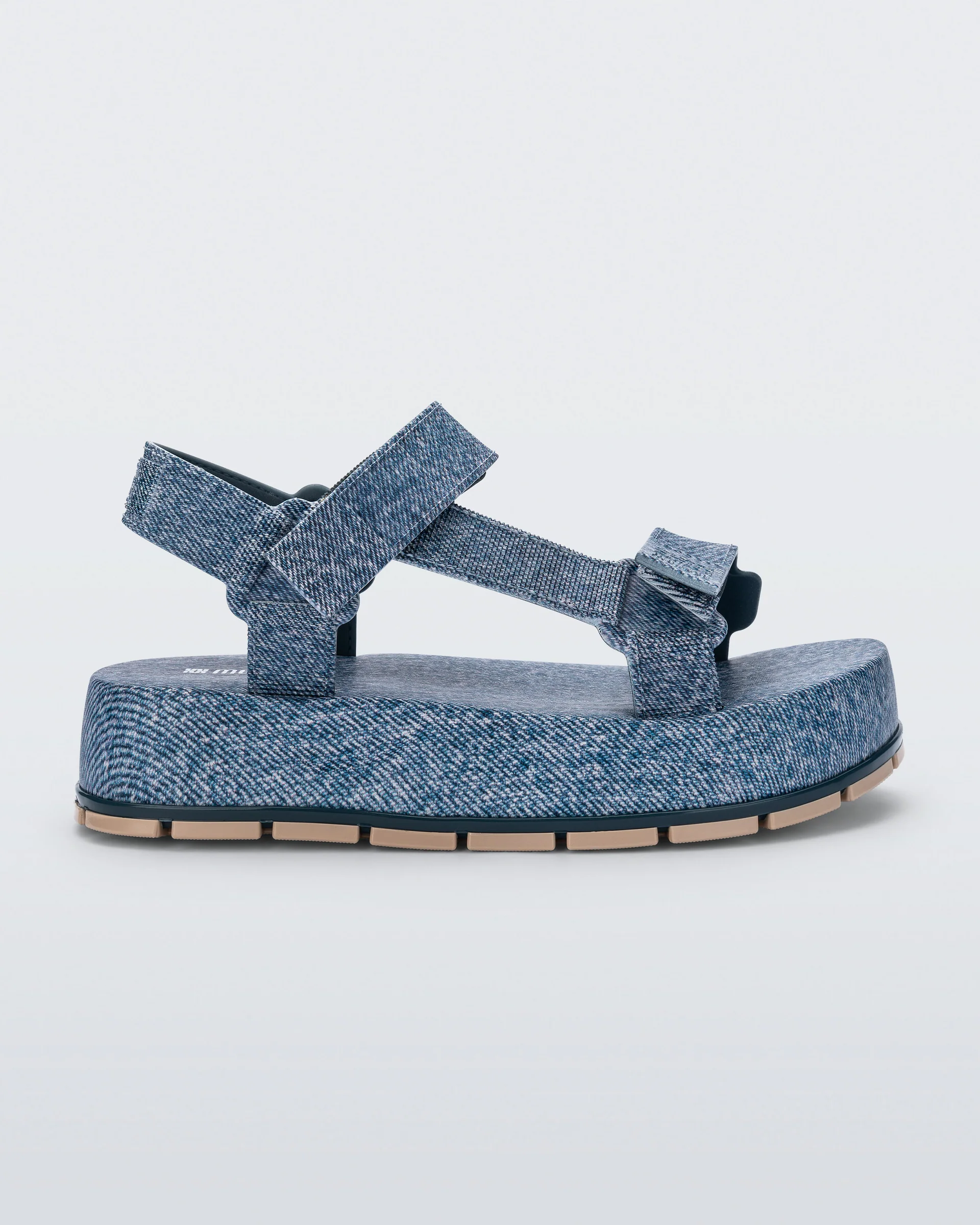 Melissa Flowing Platform Denim | Jeans Blue - Image 6