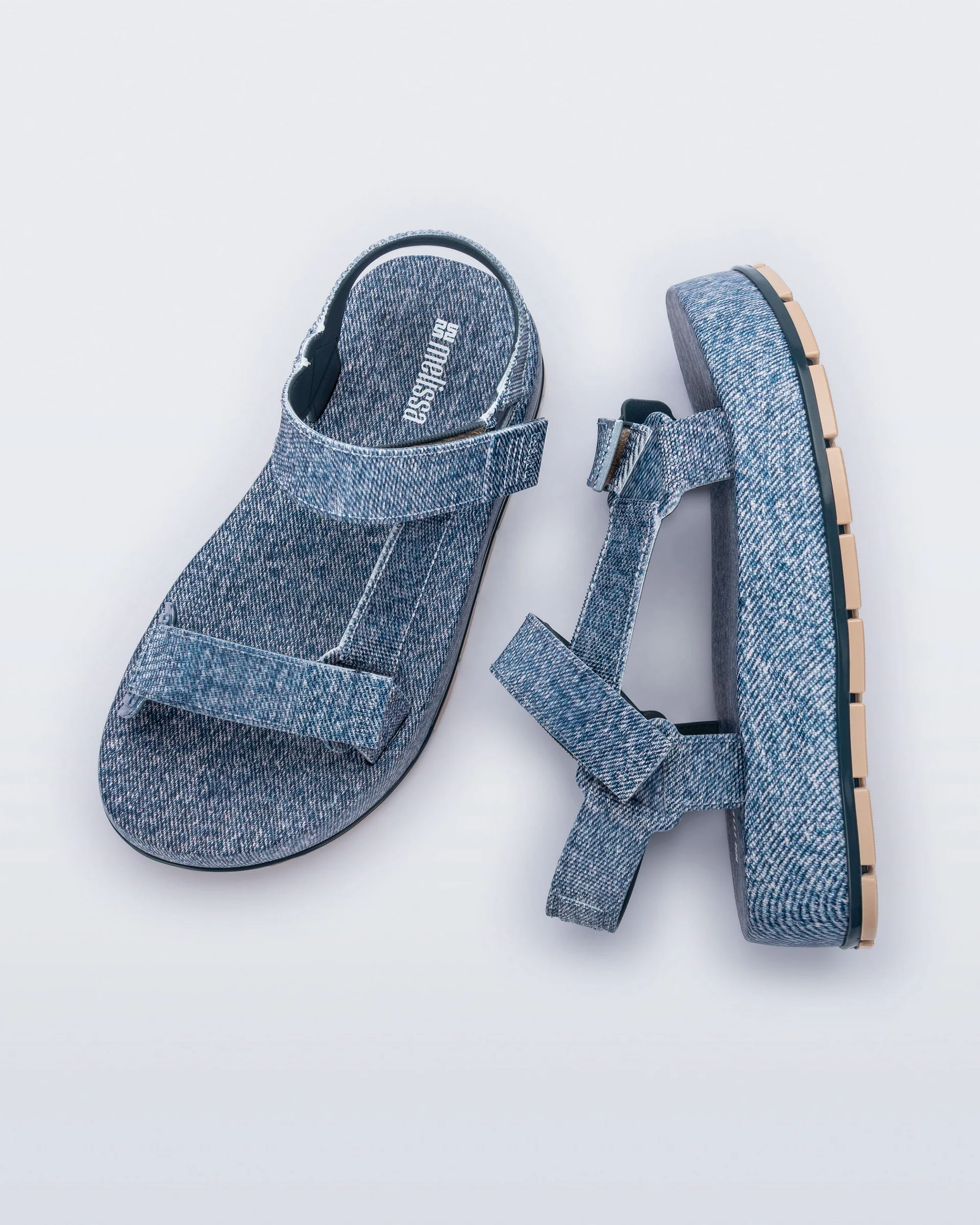 Melissa Flowing Platform Denim | Jeans Blue - Image 8