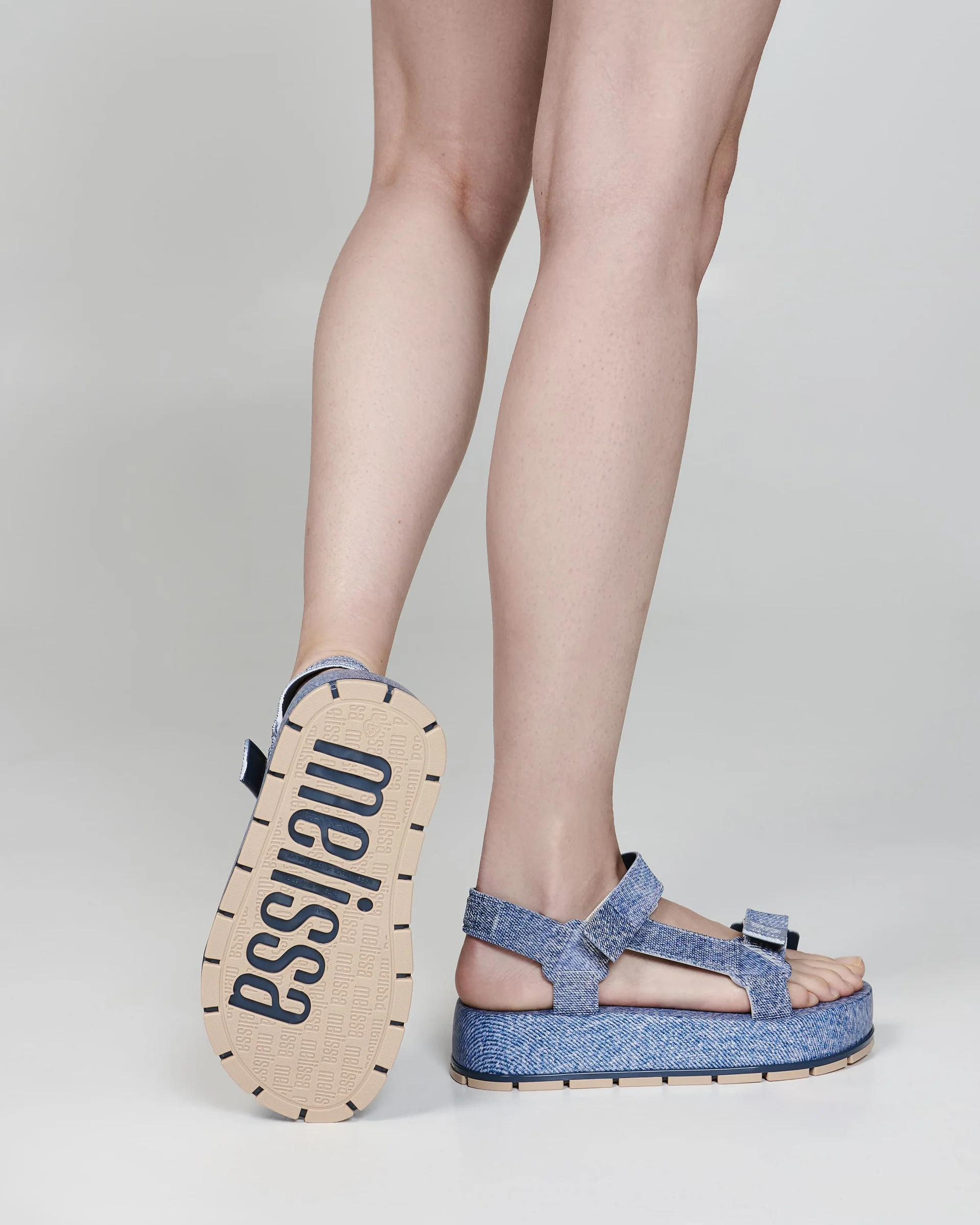 Melissa Flowing Platform Denim | Jeans Blue - Image 9