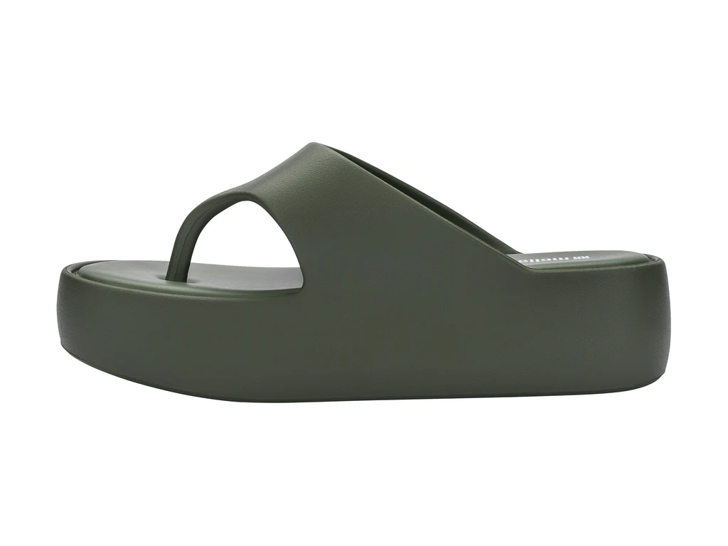 Melissa Free Platform Thong | Green - Image 4