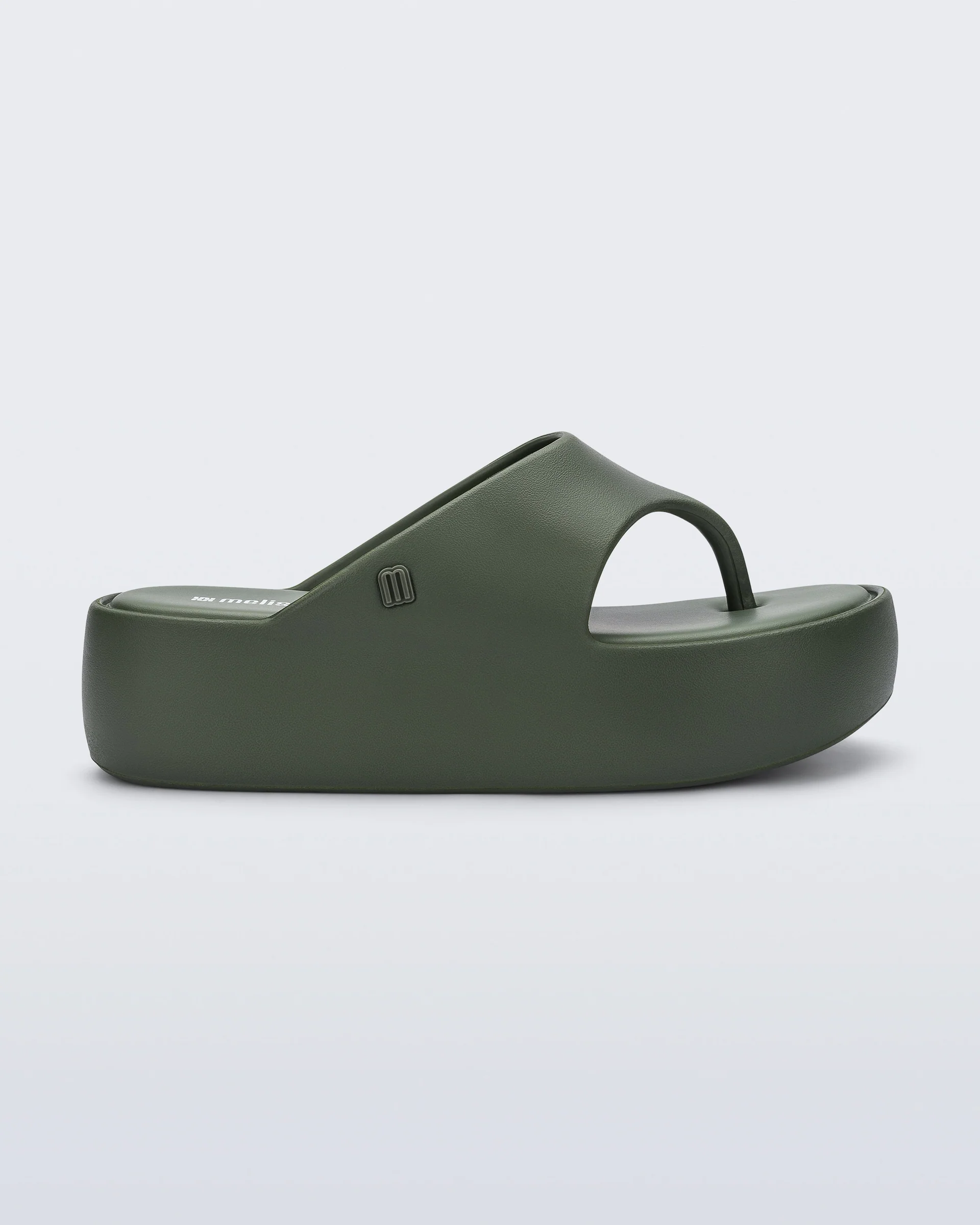 Melissa Free Platform Thong | Green - Image 6