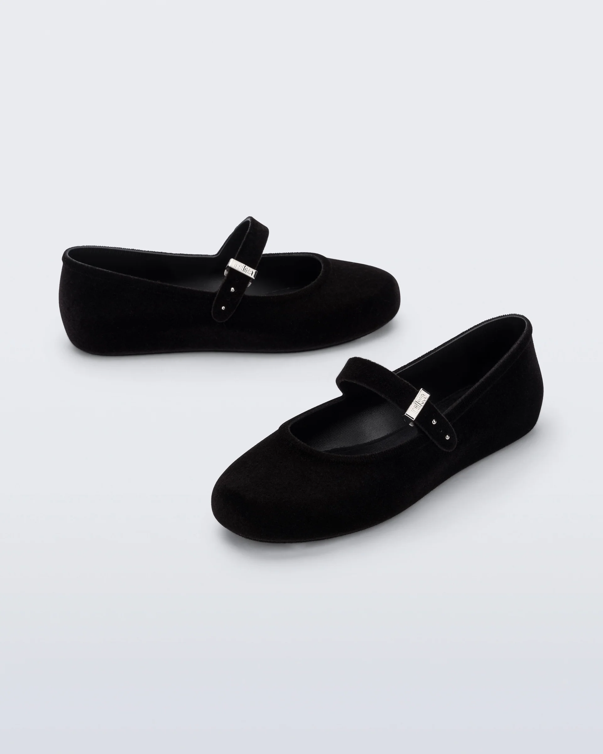 Soft Velvet II Ballerina | Black - Image 7