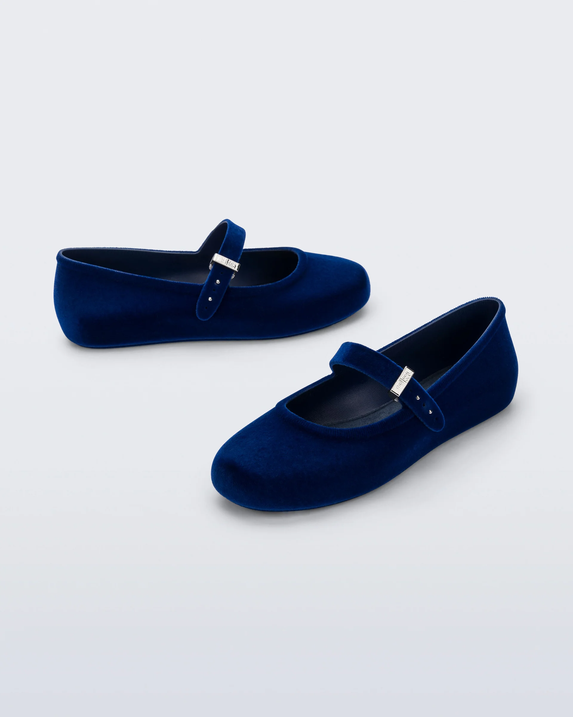 Soft Velvet II Ballerina | Blue - Image 7