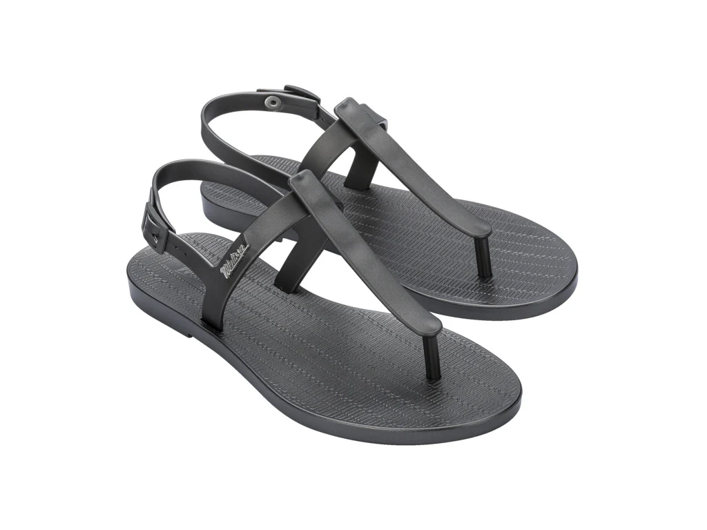 Sun Ventura Metallic Sandal | Graphite