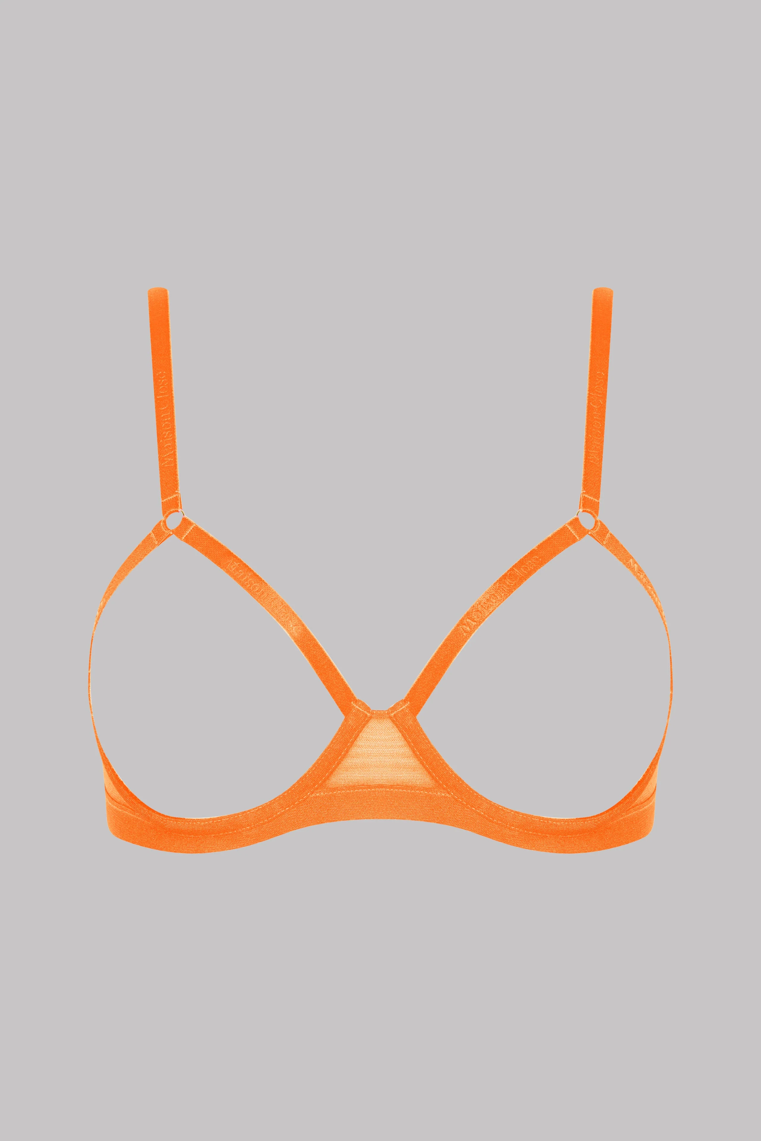 Cupless bra - Corps a Corps Neon | Orange - Image 4