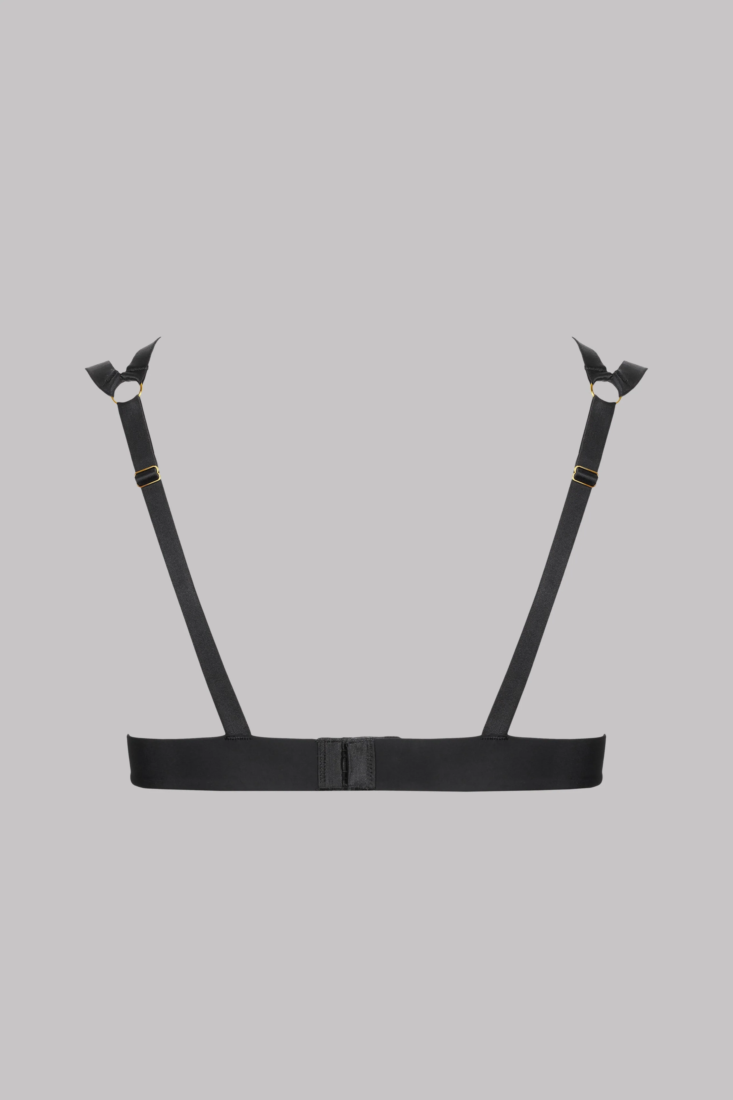 Cupless Triangle Bra - Tapage Nocturne | Black - Image 5