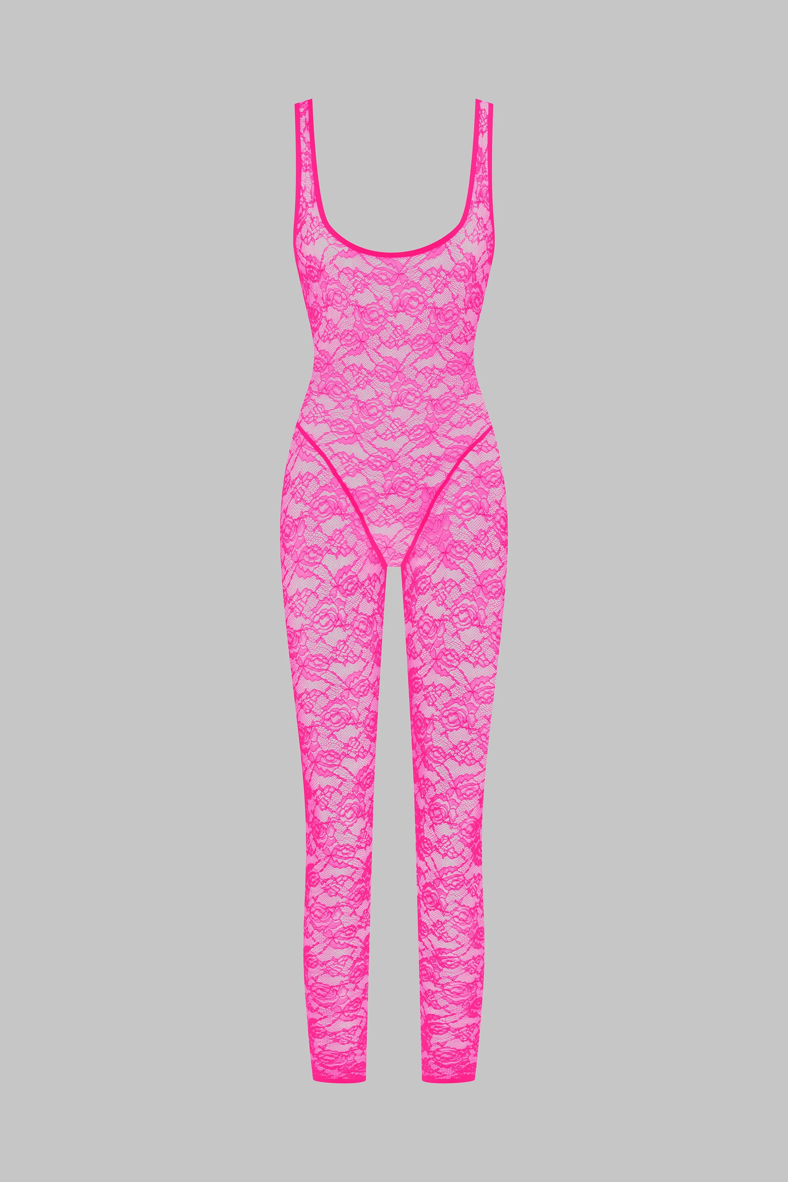 Backless jumpsuit - Flashback Neon | Pink - Image 4