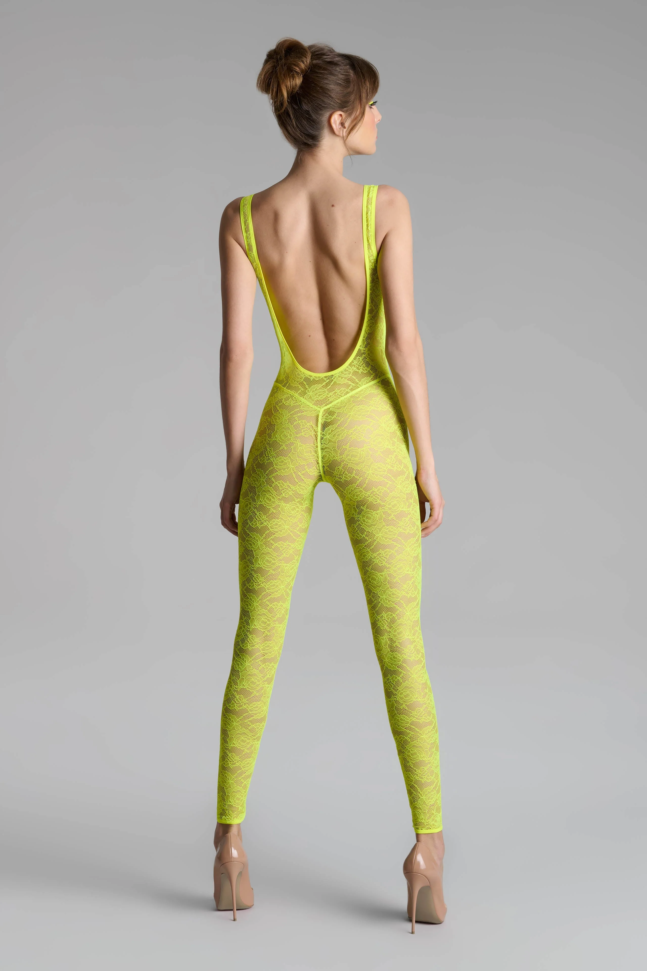 Backless jumpsuit - Flashback Neon | Yellow - Image 3