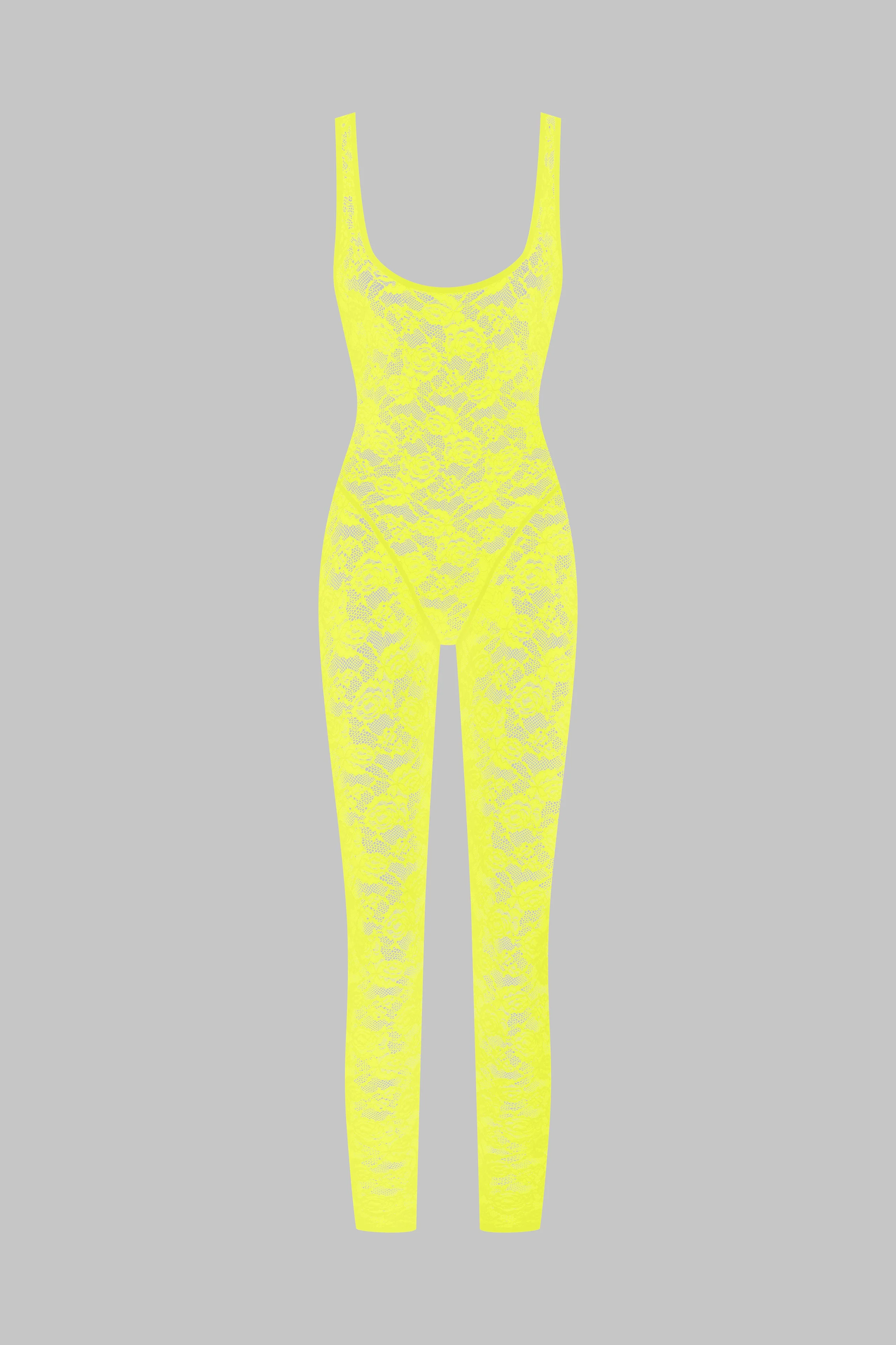 Backless jumpsuit - Flashback Neon | Yellow - Image 4