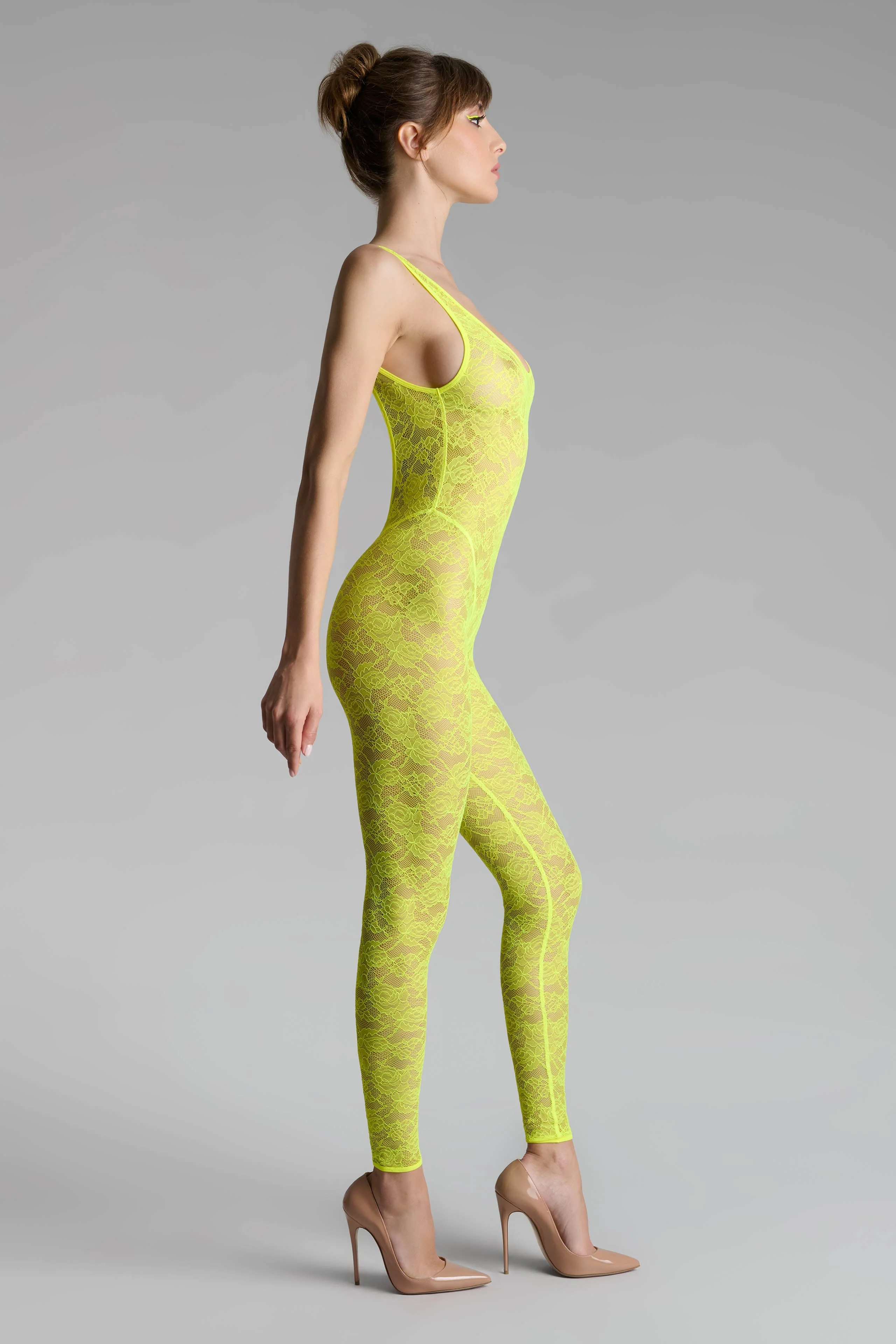 Backless jumpsuit - Flashback Neon | Yellow - Image 6