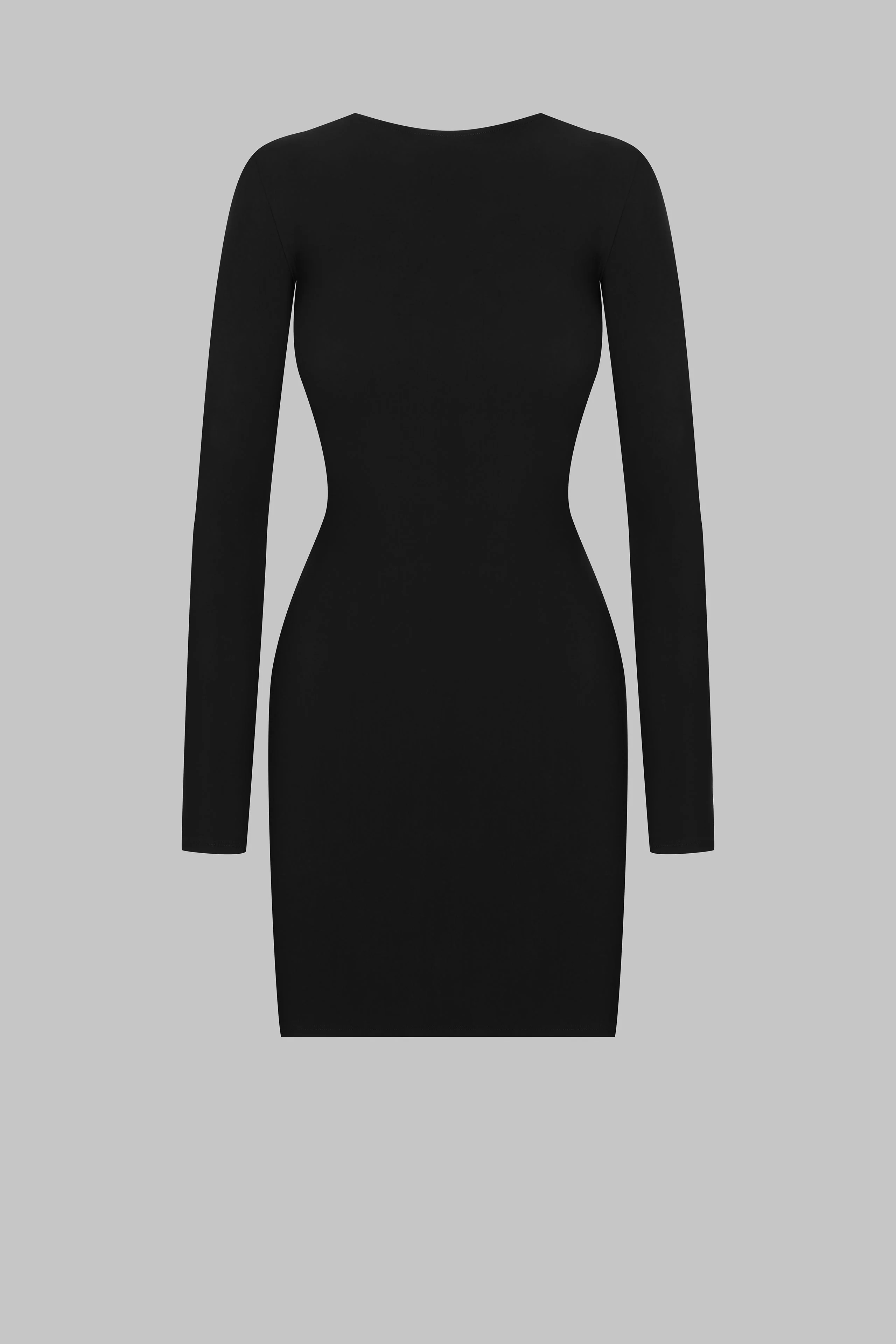 Open back short dress - Nuit Infinie | Black - Image 4