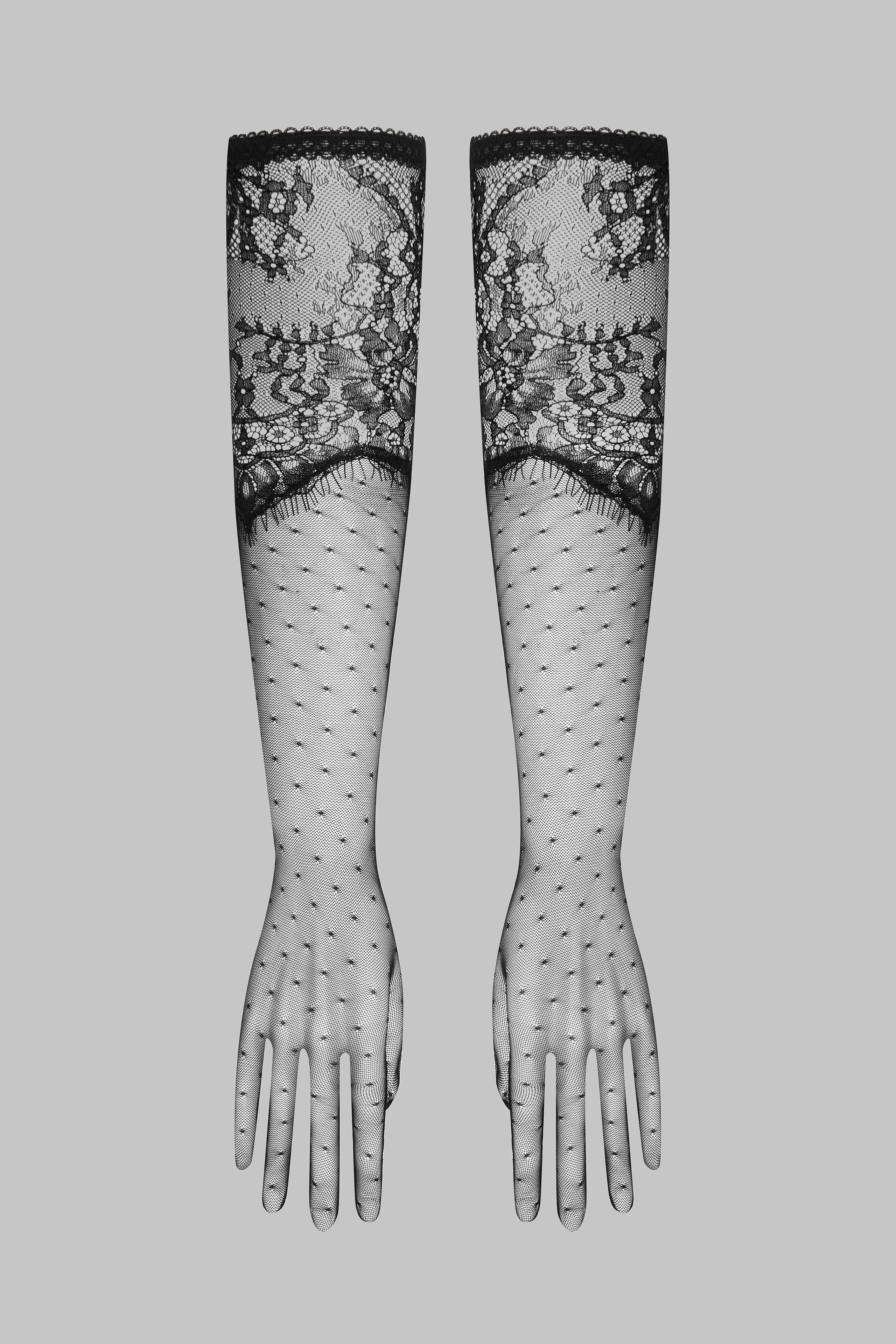 Opera Gloves - Inspiration Divine | Black - Image 4