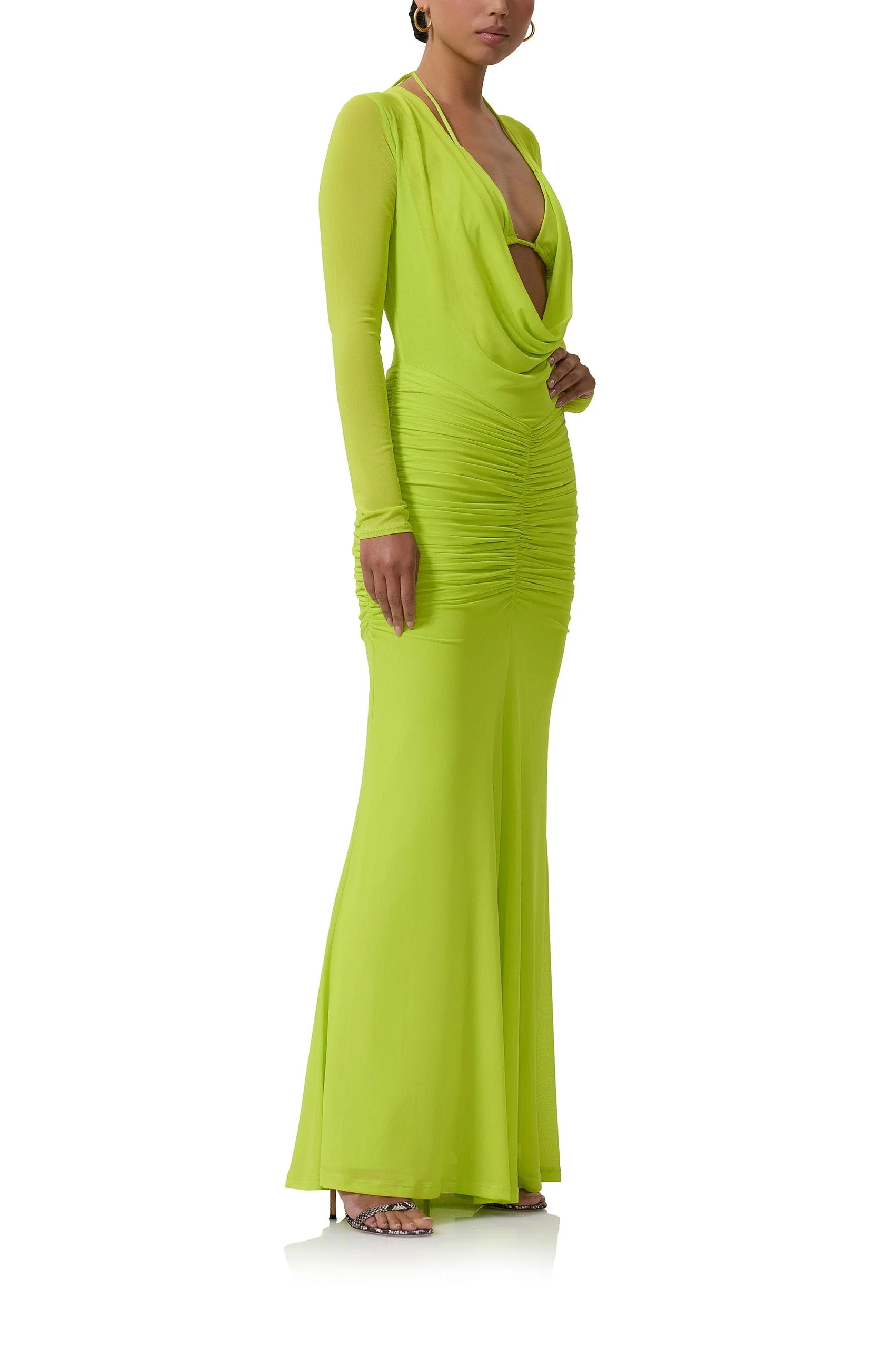 Orla Dress | Lime Punch - Image 2