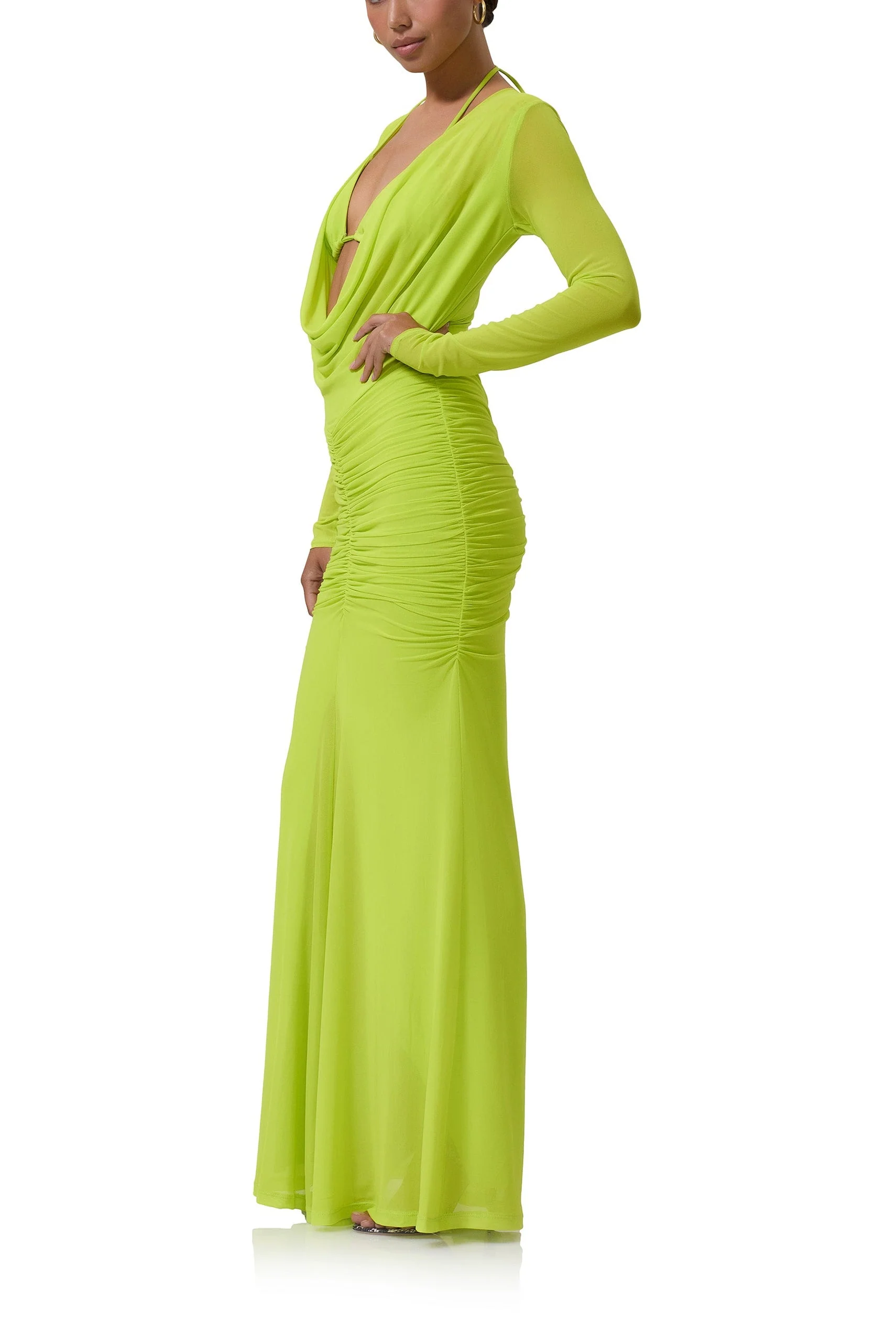 Orla Dress | Lime Punch - Image 3