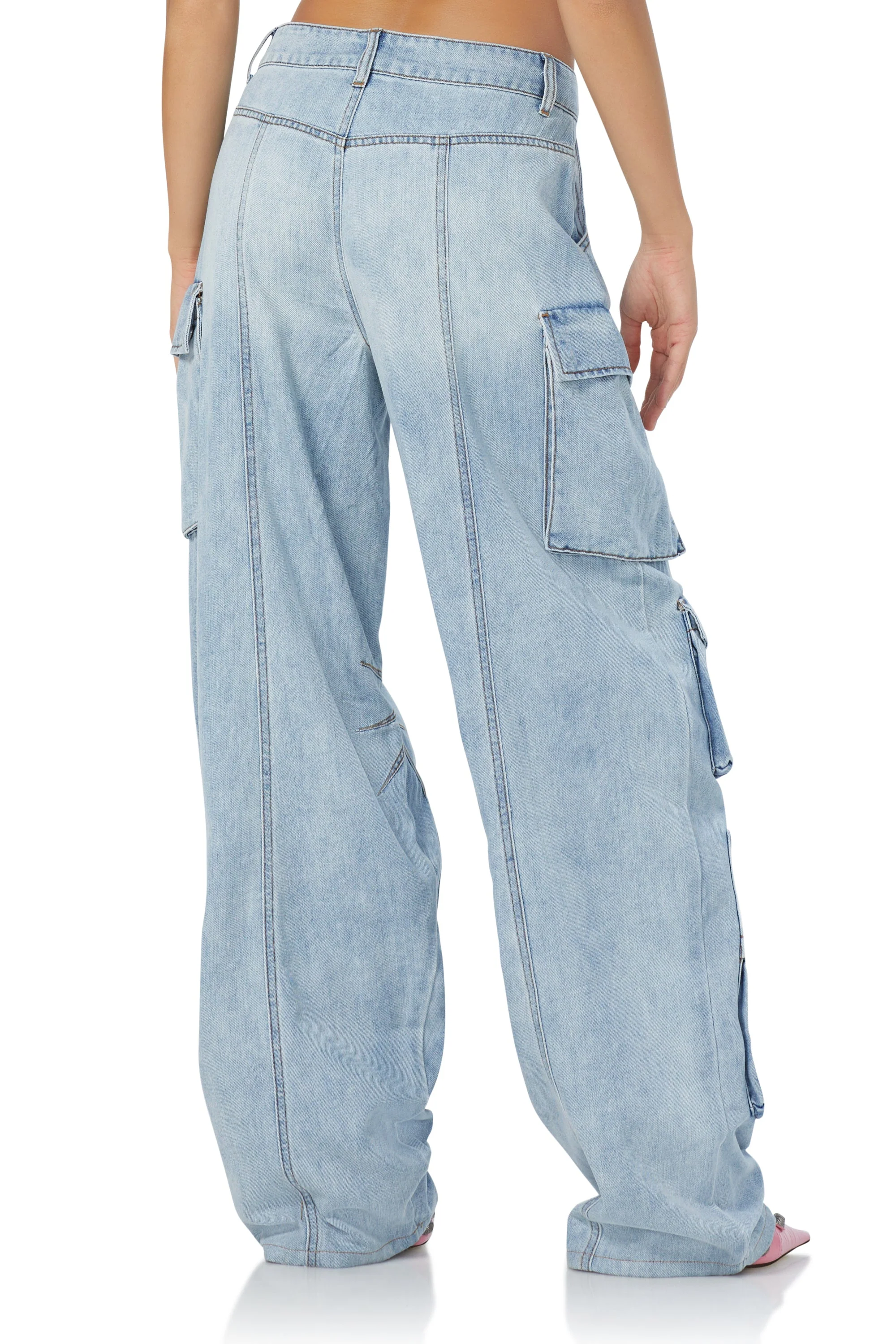 Parker Cargo Pant | Blue Wave Wash - Image 5